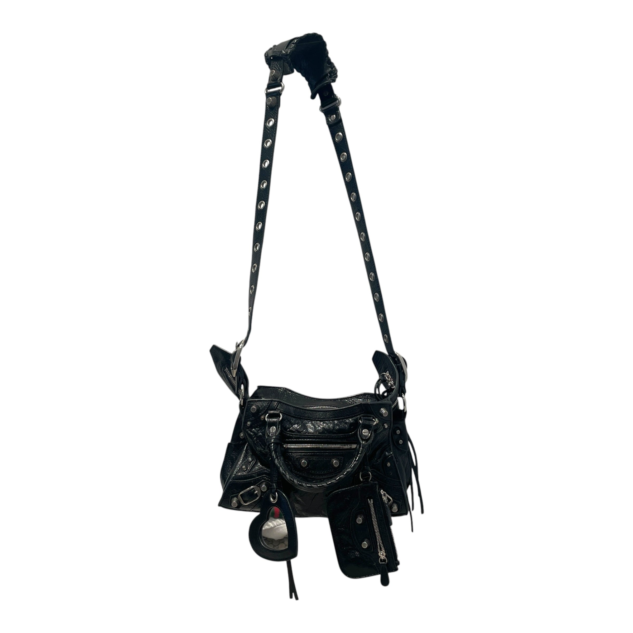 BALENCIAGA/Bag/Leather/BLK/City Bag view 1