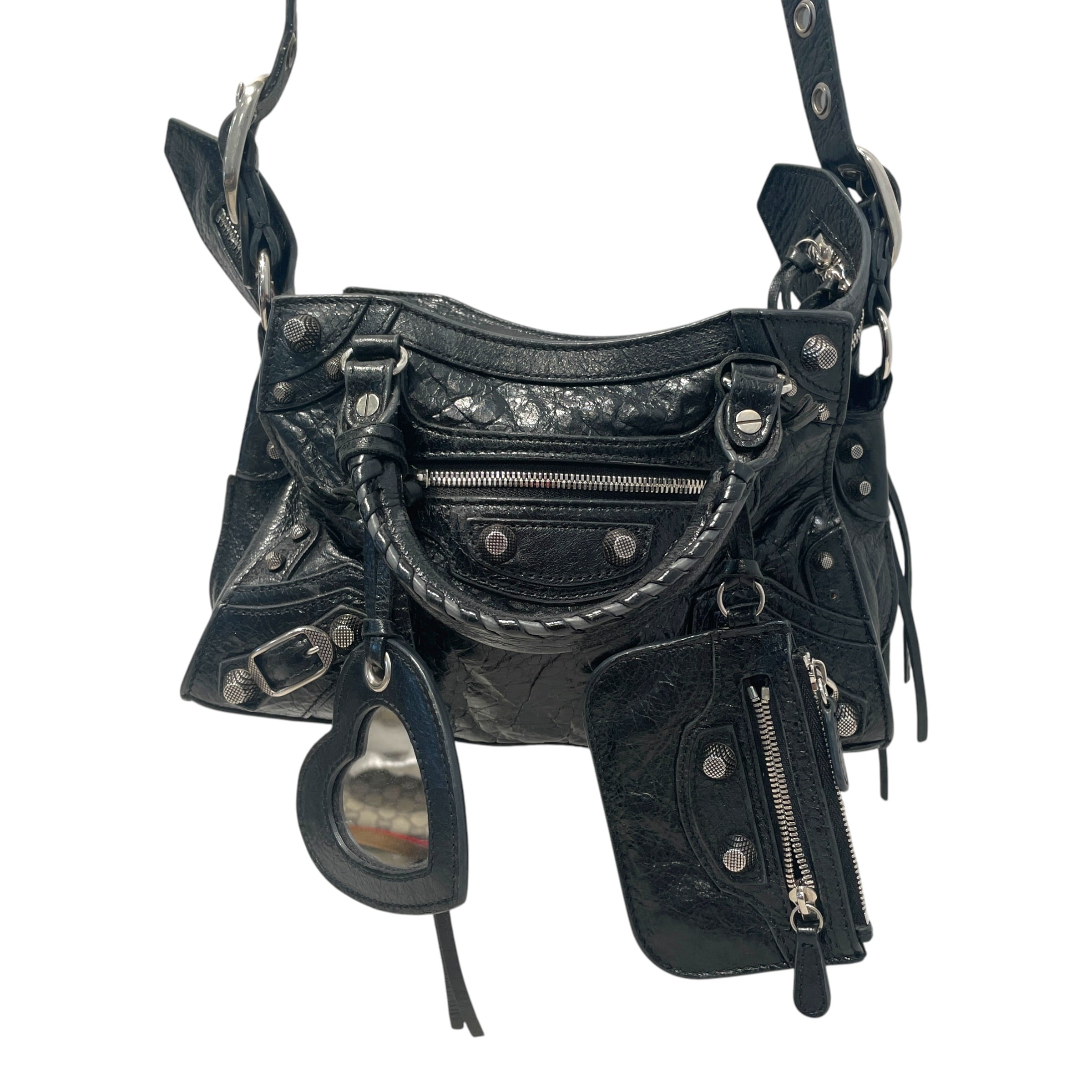 BALENCIAGA/Bag/Leather/BLK/City Bag view 2