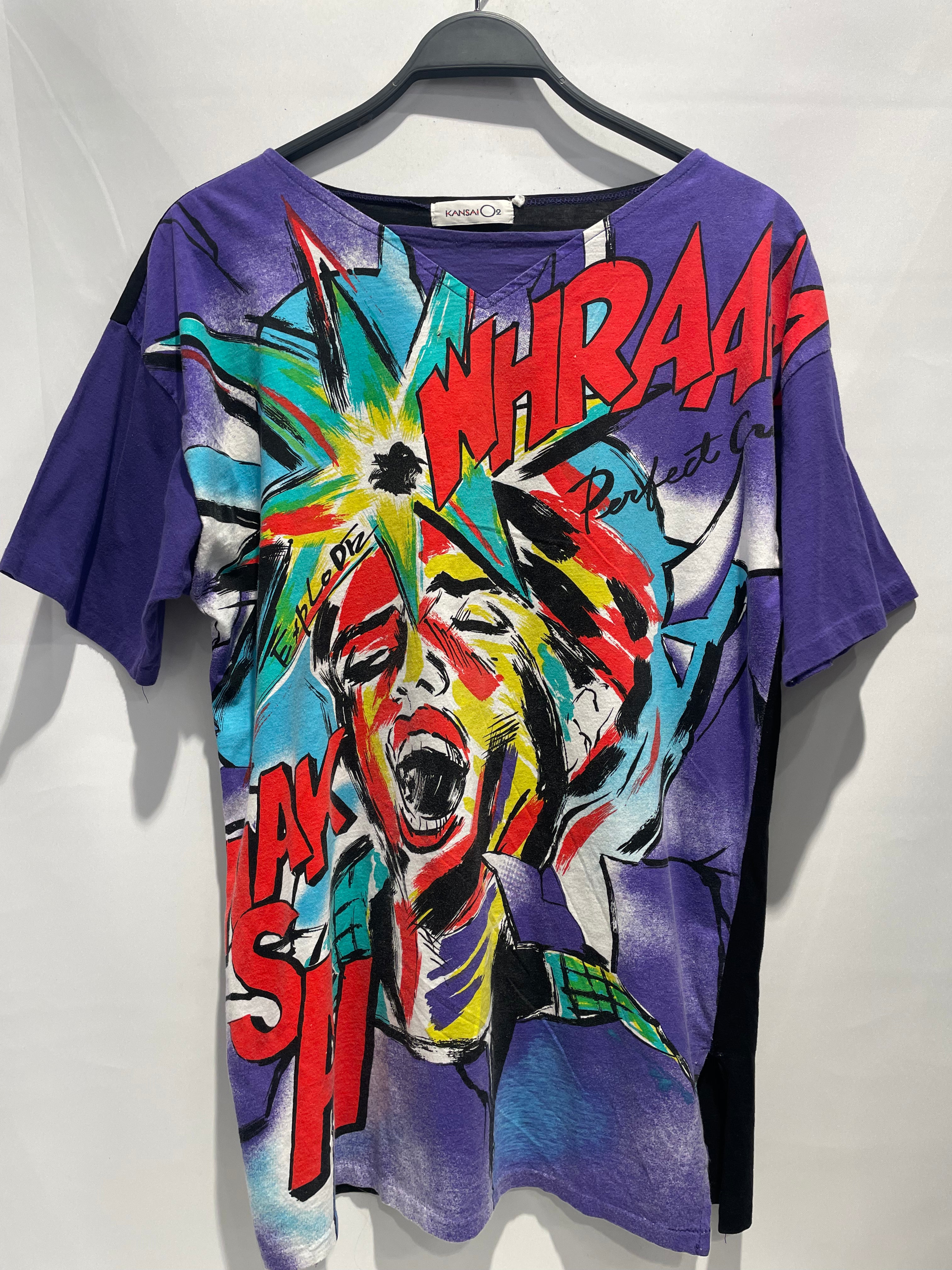 KANSAI YAMAMOTO/T-Shirt/M/Cotton/MLT/All Over Print/WHRAAM Tee view 1