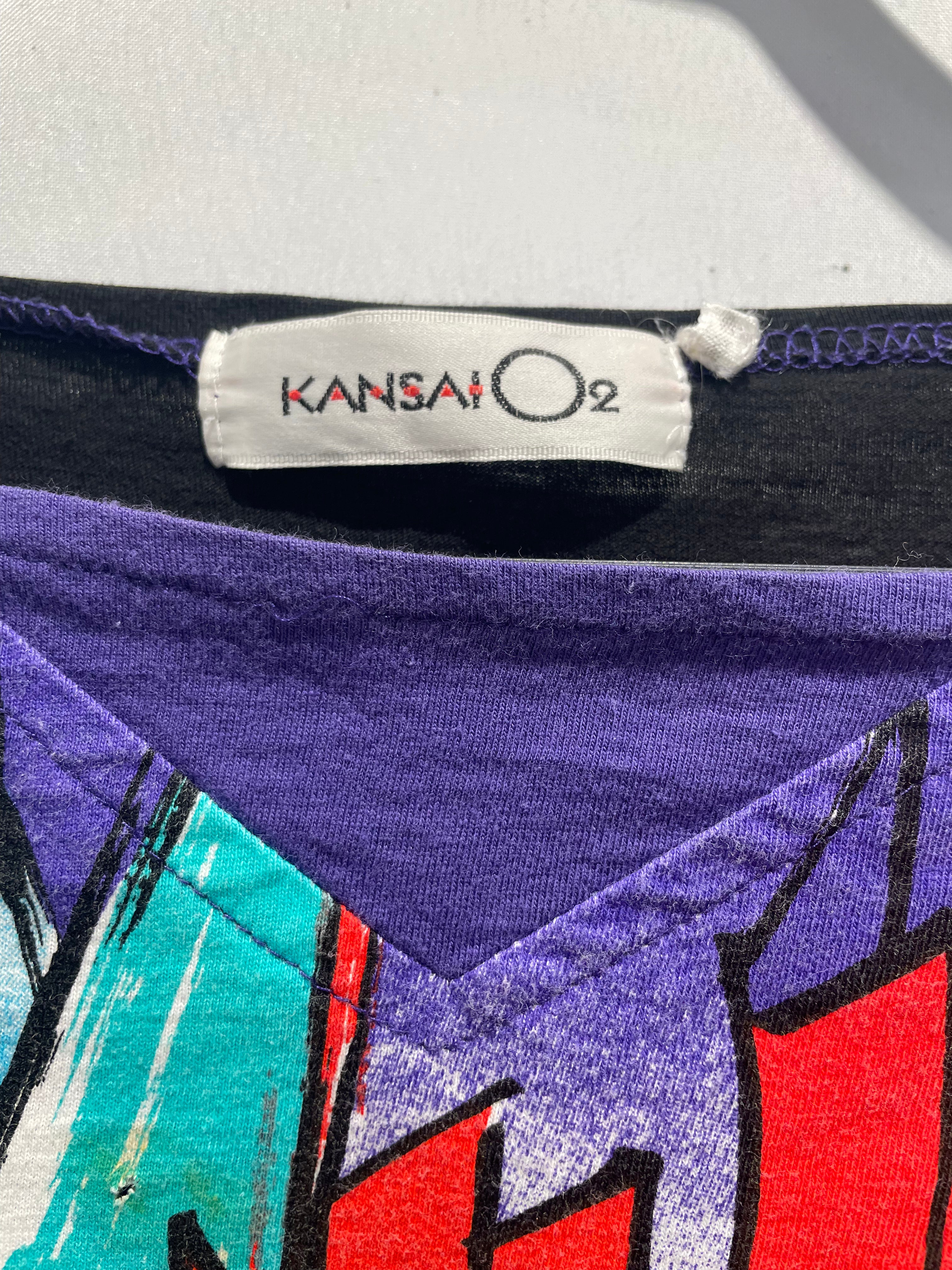 KANSAI YAMAMOTO/T-Shirt/M/Cotton/MLT/All Over Print/WHRAAM Tee view 3