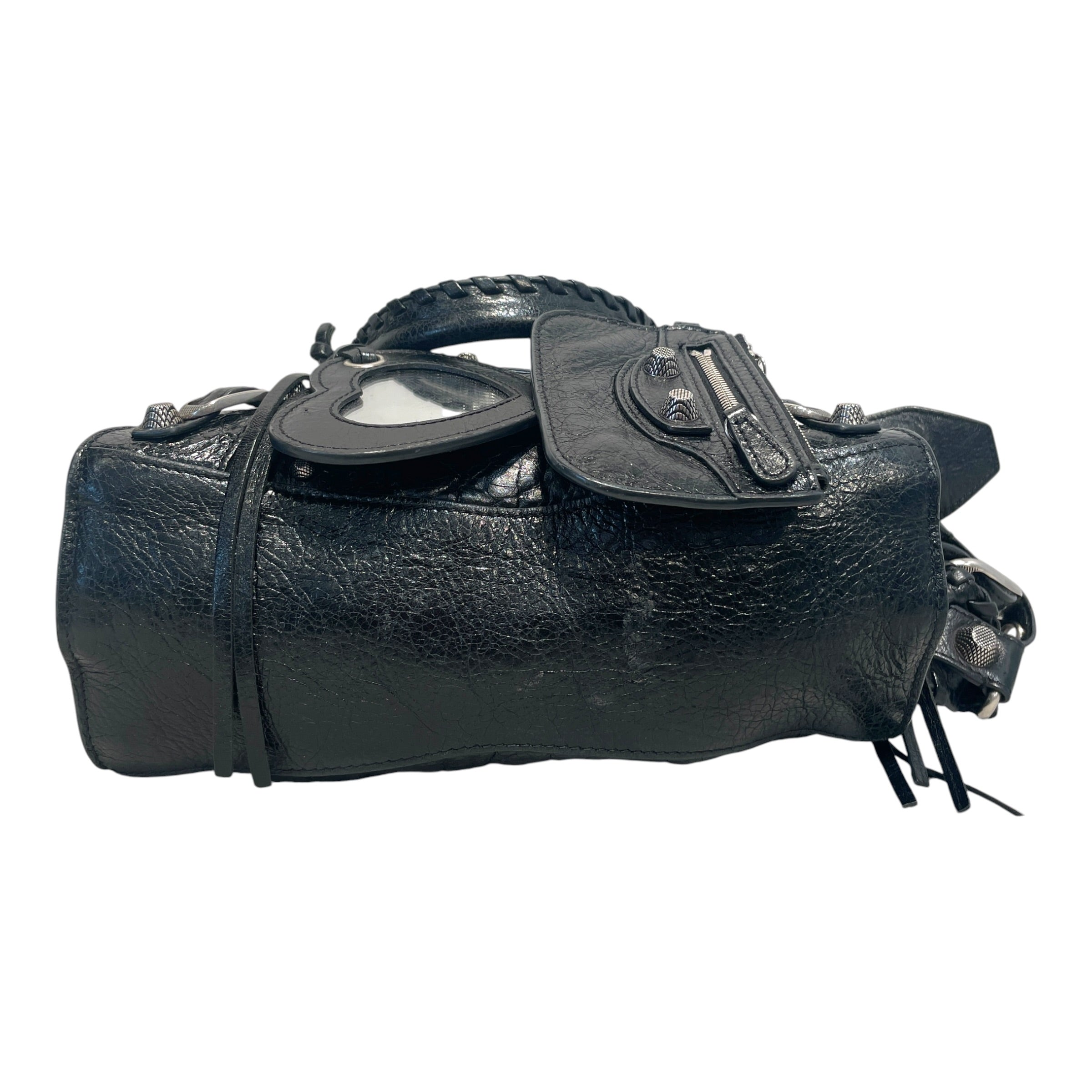 BALENCIAGA/Bag/Leather/BLK/City Bag view 6
