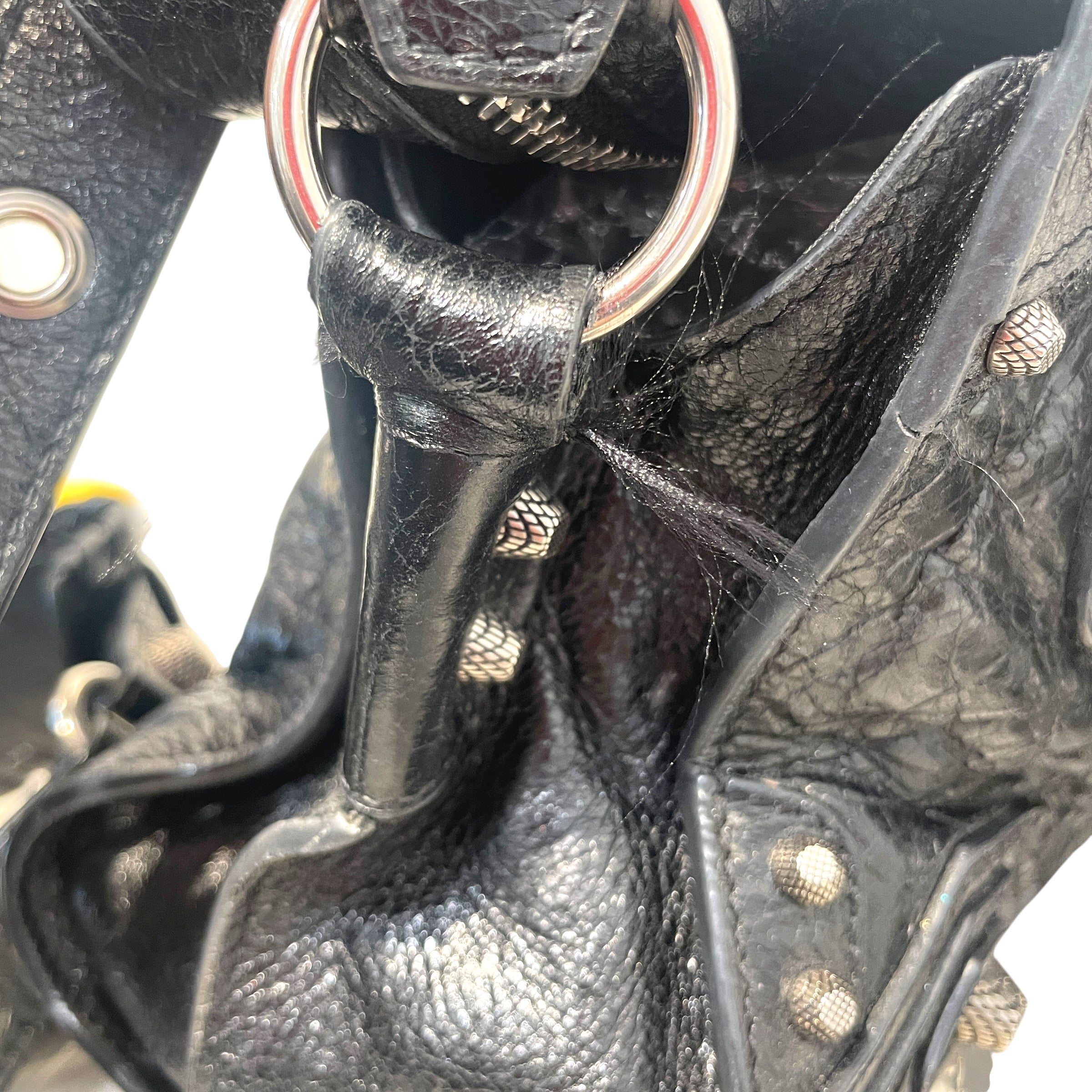 BALENCIAGA/Bag/Leather/BLK/City Bag view 8