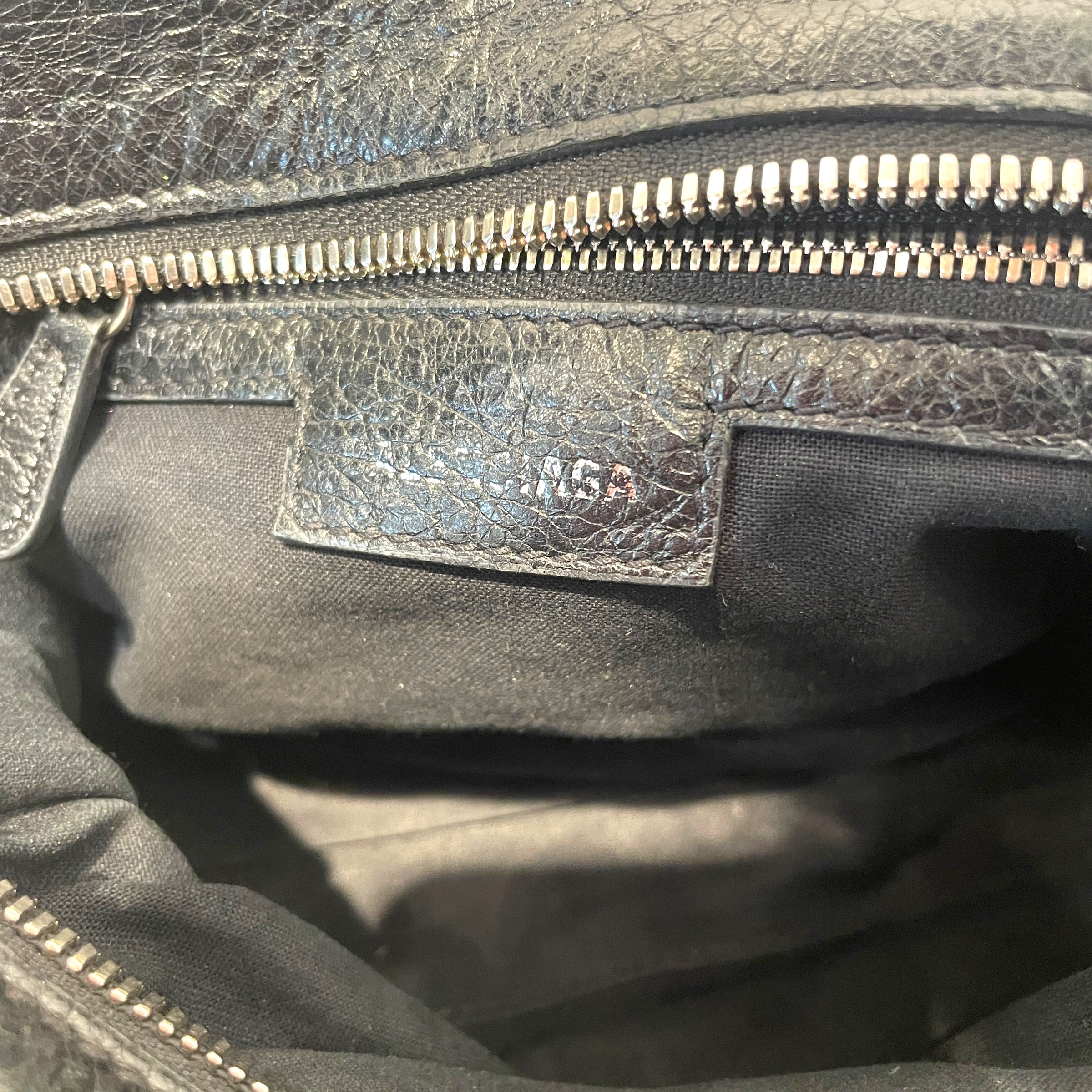 BALENCIAGA/Bag/Leather/BLK/City Bag view 10