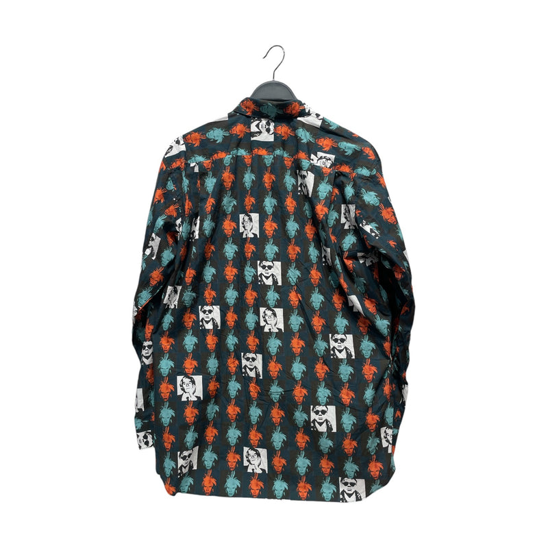 COMME des GARCONS SHIRT/LS Shirt/L/Cotton/MLT/Graphic/Poplin Print Andy Warhol