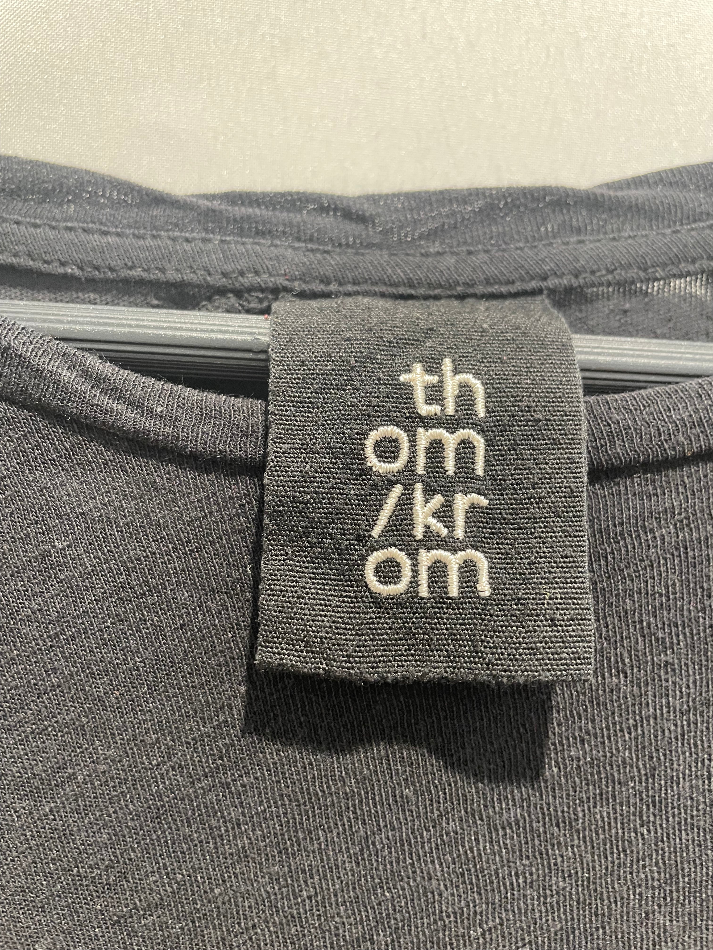 thom/krom/LS T-Shirt/M/Cotton/BLK/back stitch view 2