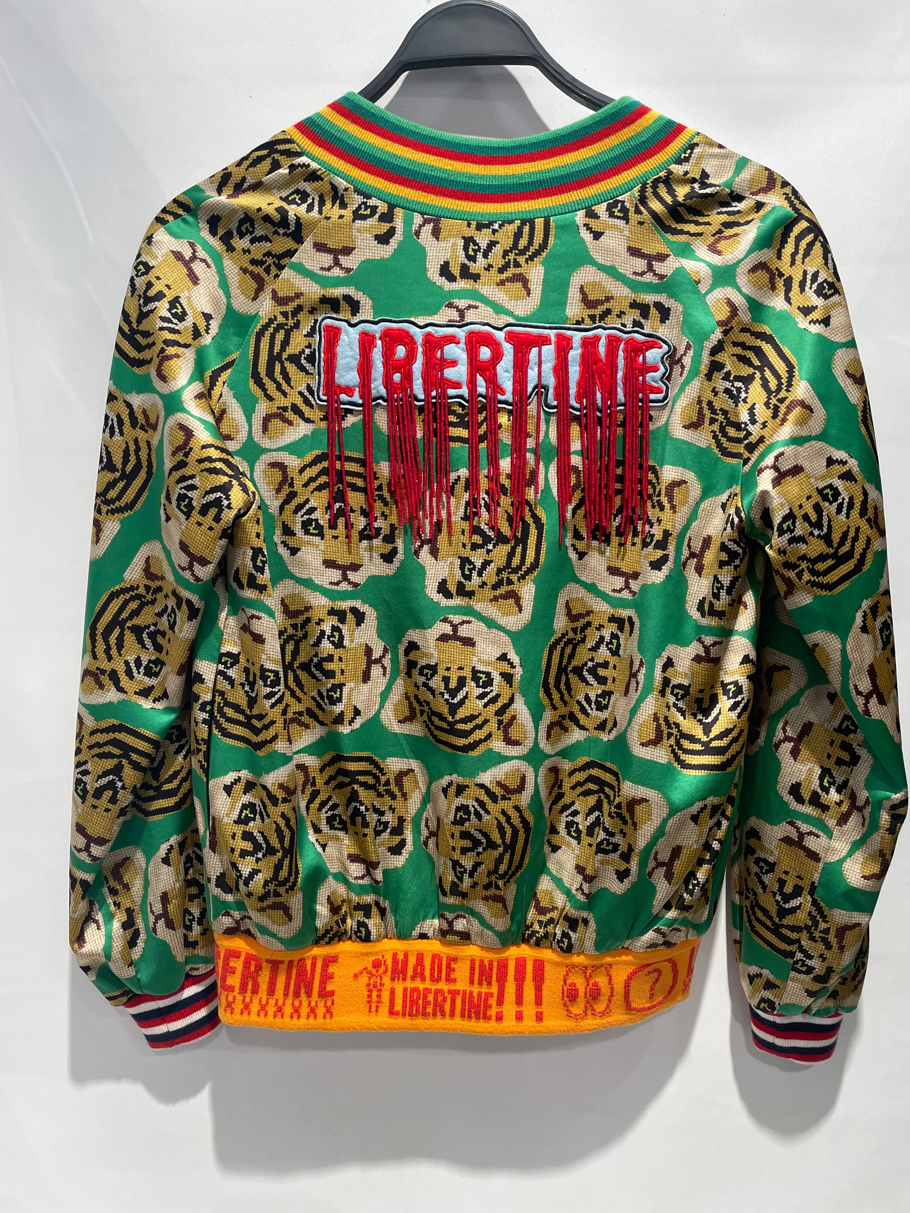 Libertine/Jacket/M/Silk/GRN/Animal Pattern/tigers print view 2