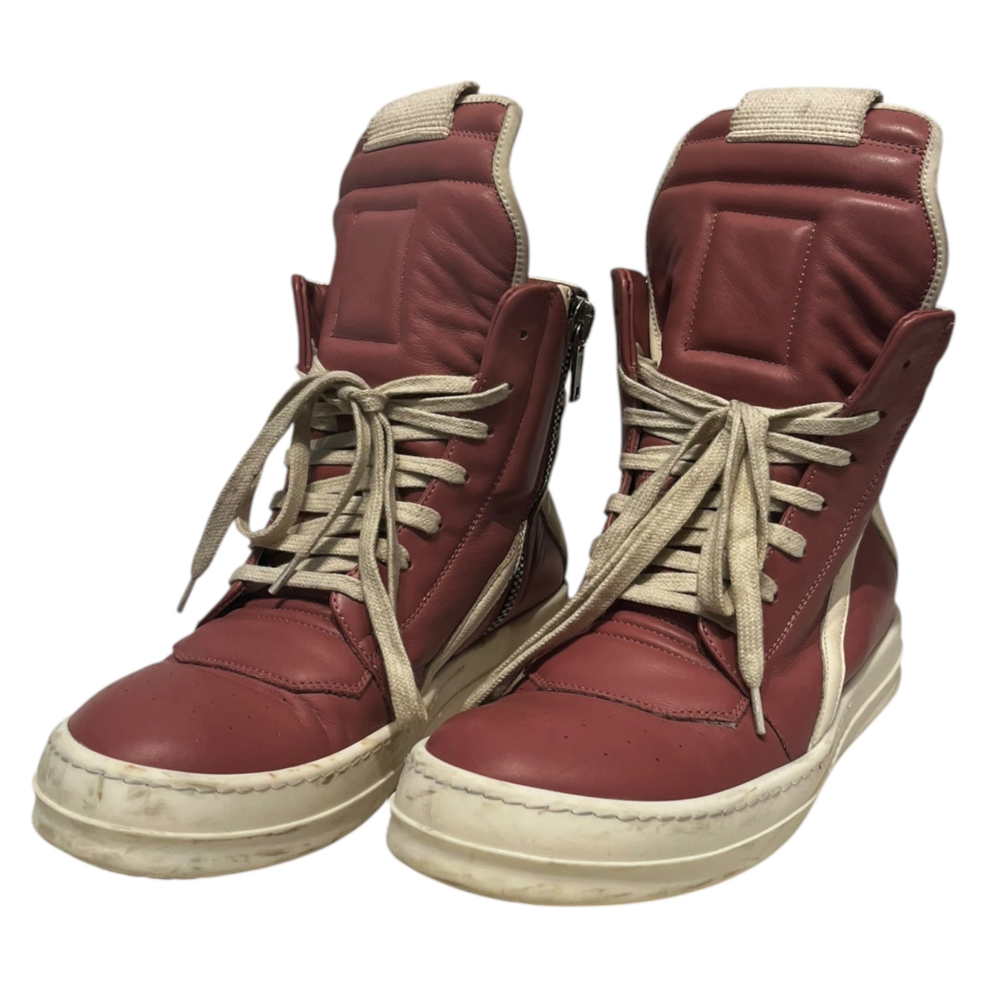Rick Owens/Hi-Sneakers/EU 39/Leather/PNK/Pink Geobaskets view 1