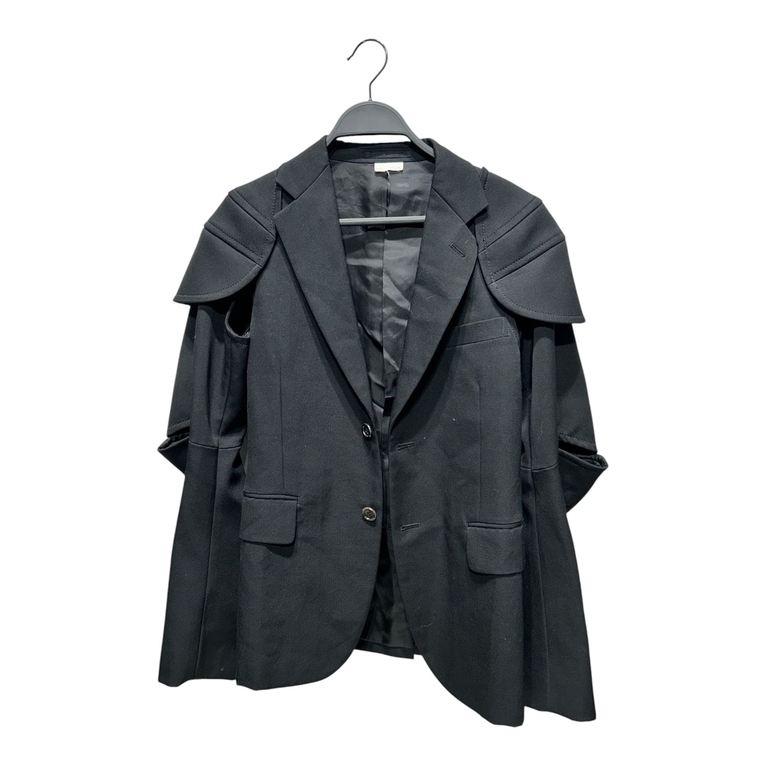 COMME des GARCONS HOMME PLUS/Jacket/XS/Wool/BLK/AW2016 ARMOR OF PEACE view 1