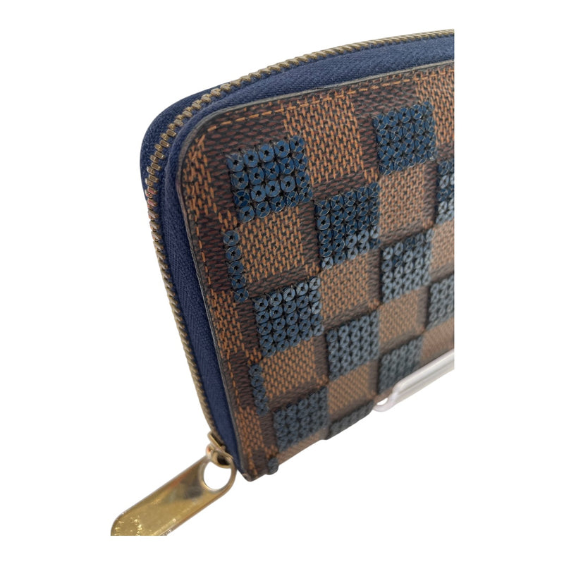 LOUIS VUITTON/Long Wallet/Brown/ZIPPY WALLET_DAMIER EBENE/N63172