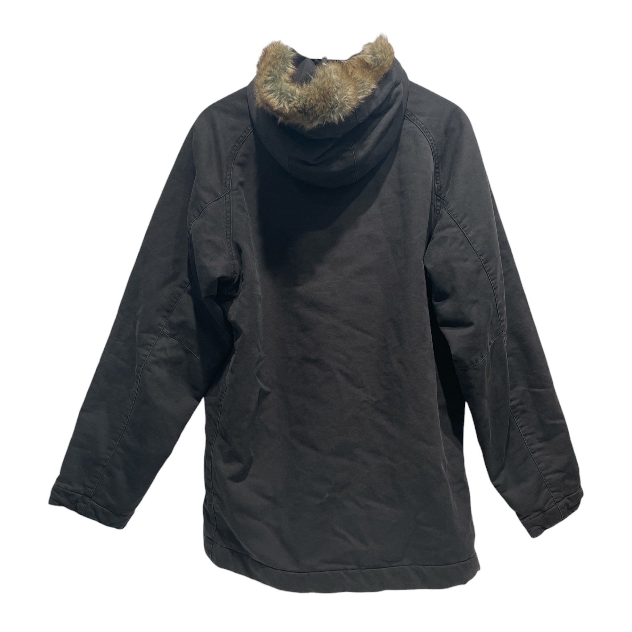 STUSSY/Mountain Parka/M/Cotton/BLK/Fur Hood 4 front pockets view 2