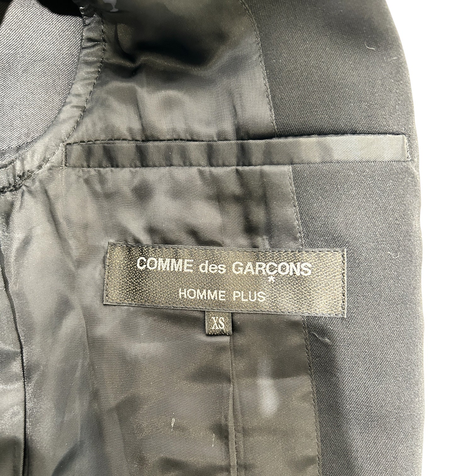 COMME des GARCONS HOMME PLUS/Jacket/XS/Wool/BLK/AW2016 ARMOR OF PEACE view 3