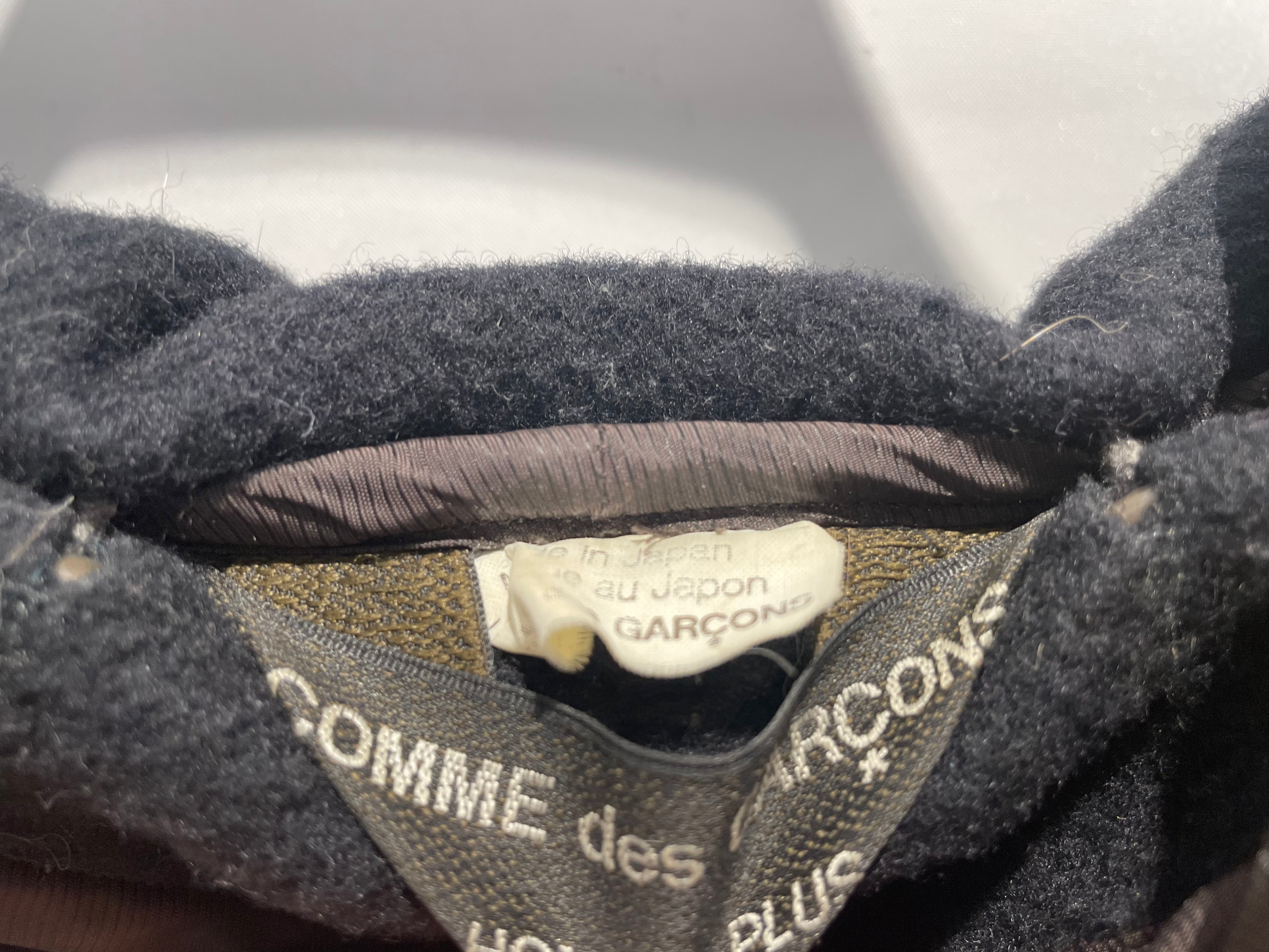 COMME des GARCONS HOMME PLUS/Jacket/S/Wool/NVY/Modular Trench view 5