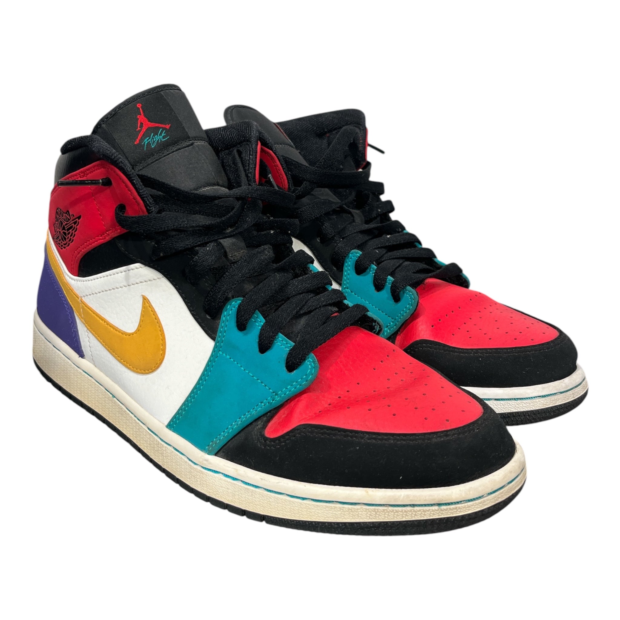 JORDAN BRAND/Hi-Sneakers/US 12/Leather/MLT/JORDAN 1 BRED MULTI COLOR view 1