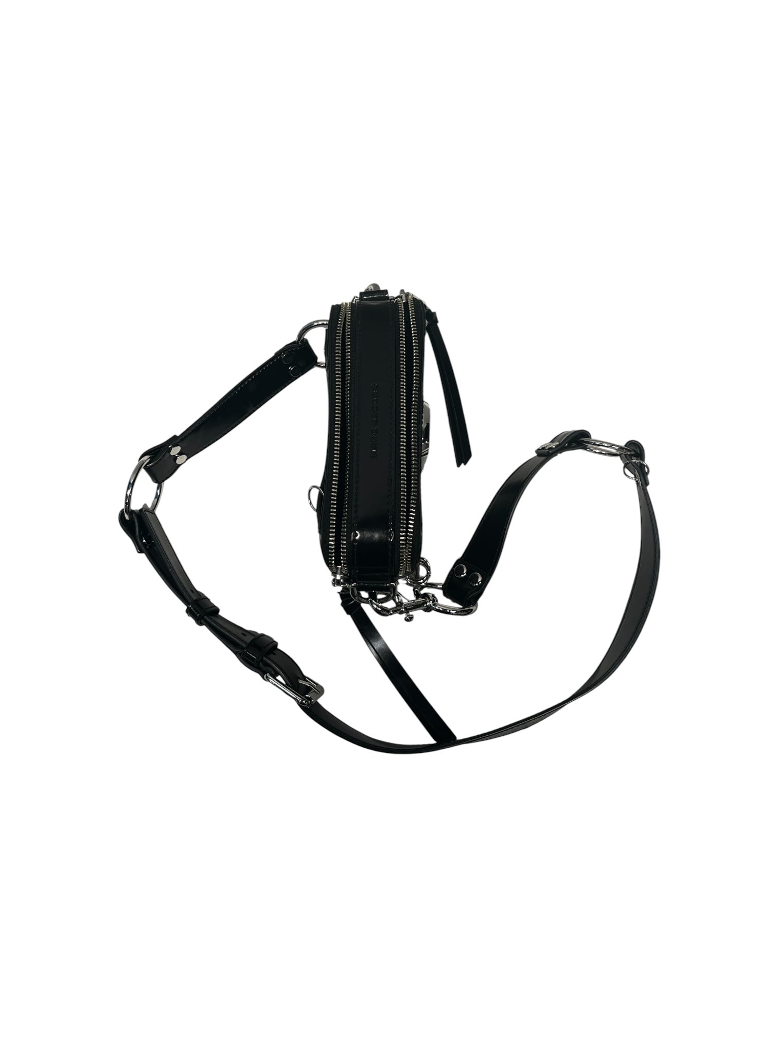 MARC JACOBS/Cross Body Bag/BLK/SNAPSHOT BAG WITH SILVER PIERC view 2