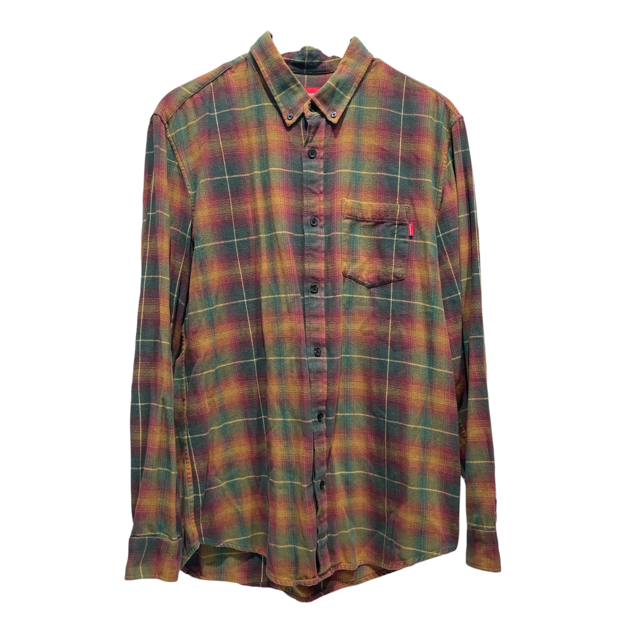 Supreme/LS Shirt/L/Cotton/MLT/Plaid/Shadow Plaid 2015 view 1