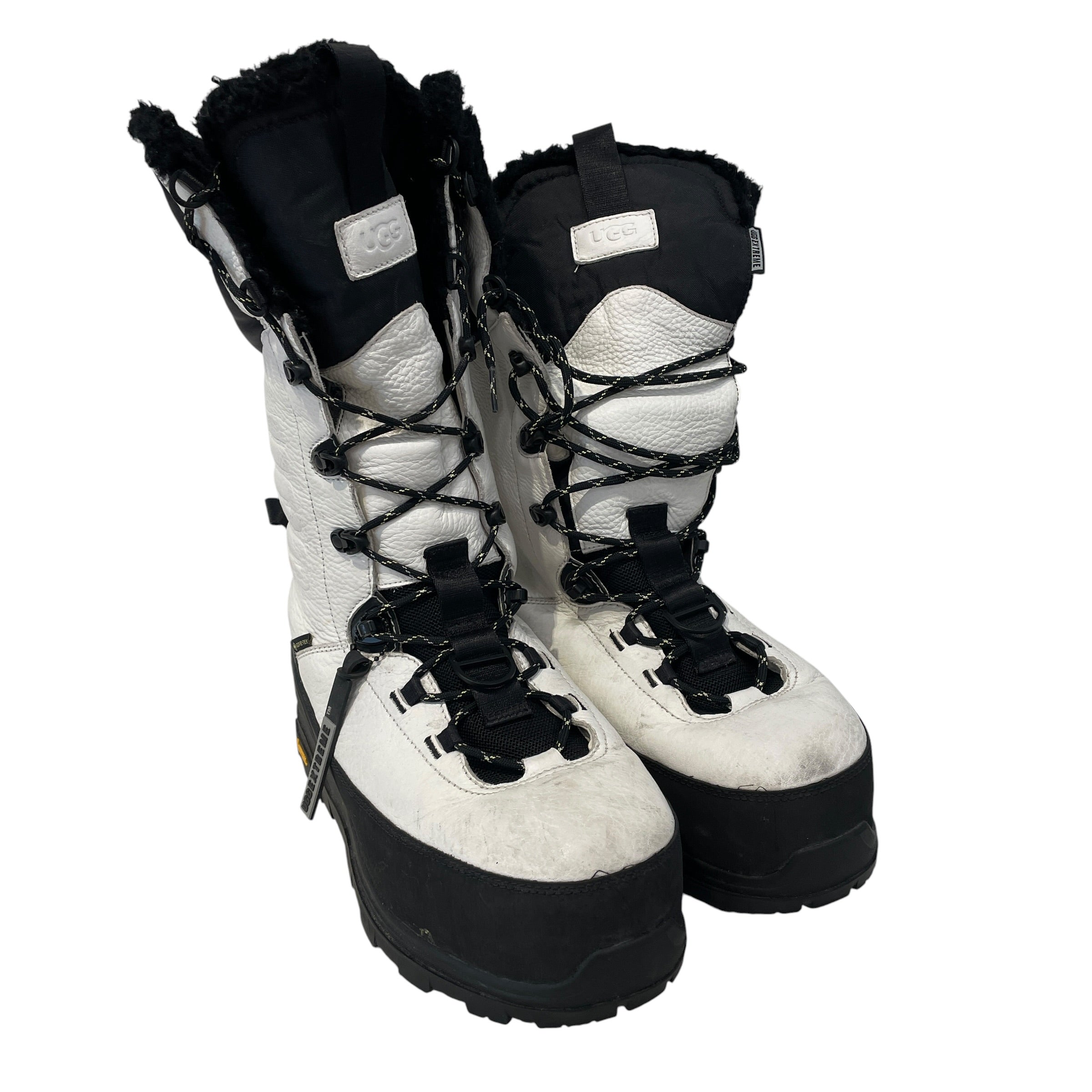 UGG australia/GORE-TEX/Lace Up Boots/US 10/Leather/WHT/shasta view 1
