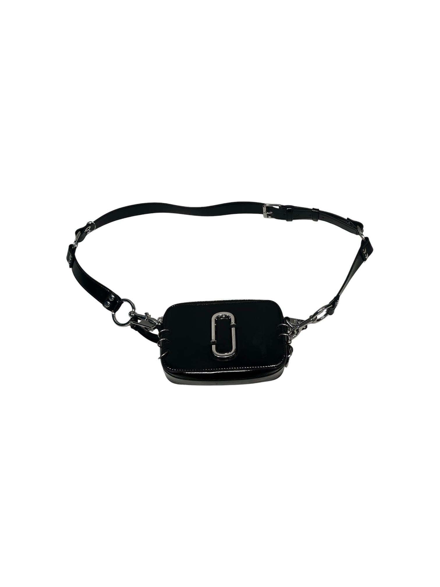 MARC JACOBS/Cross Body Bag/BLK/SNAPSHOT BAG WITH SILVER PIERC view 6