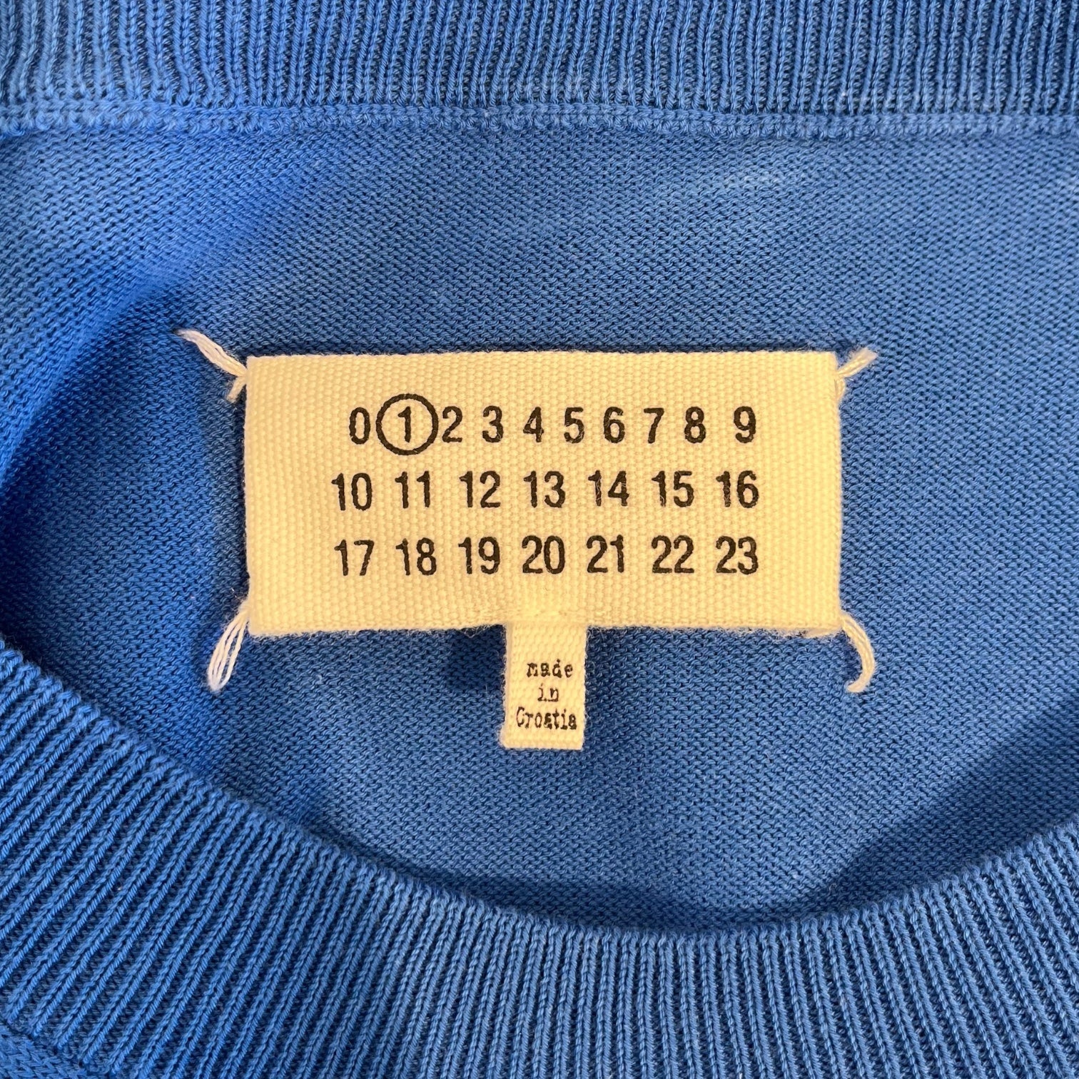 Maison Martin Margiela/Dress/S/Cotton/BLU/ view 3