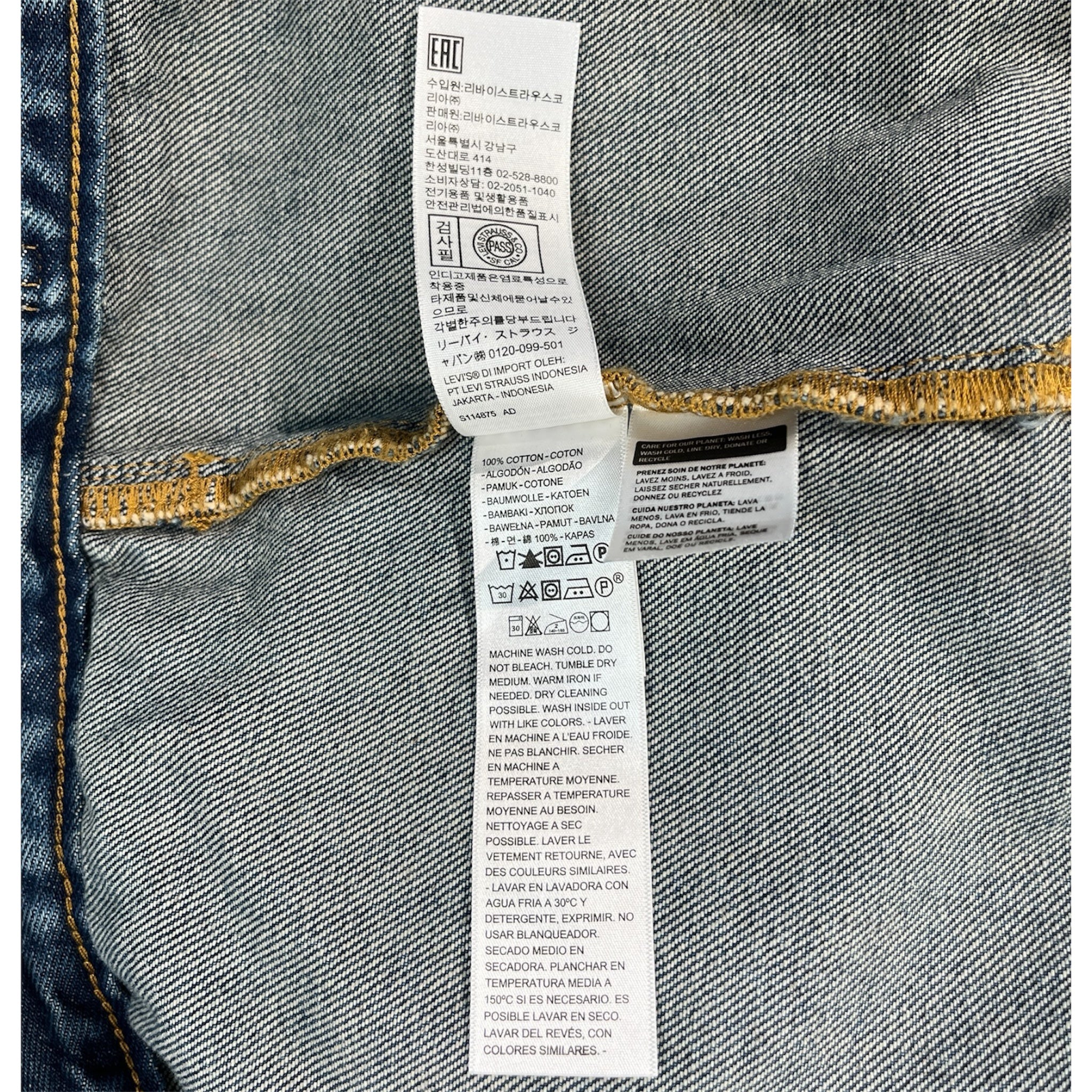 Acne Studios/Denim Jkt/XS/Cotton/BLU/PUFF DENIN JACKET view 3