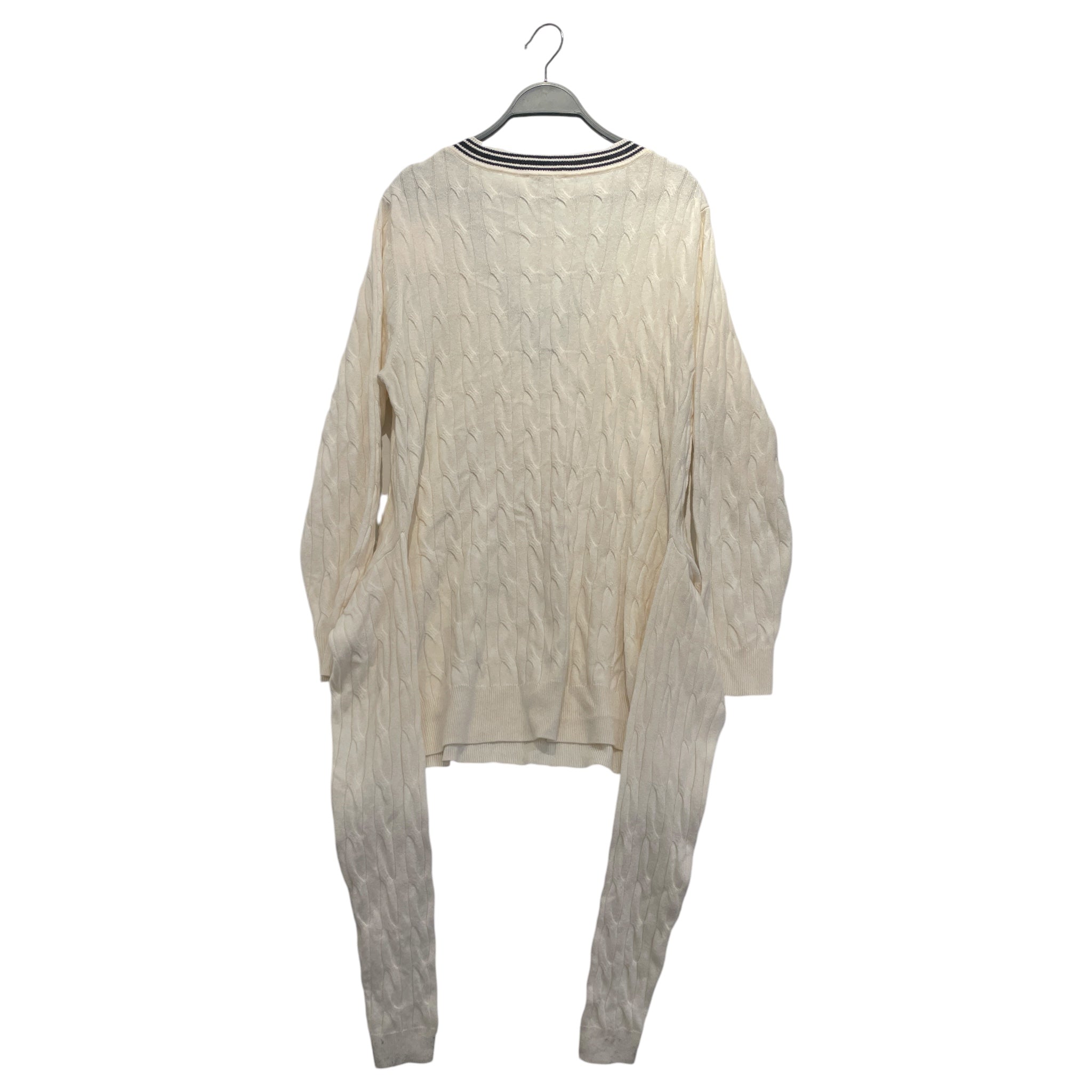 sandro/Sweater/3/Wool/CRM/EMMA TIE-FRONT CABLE KNIT view 2