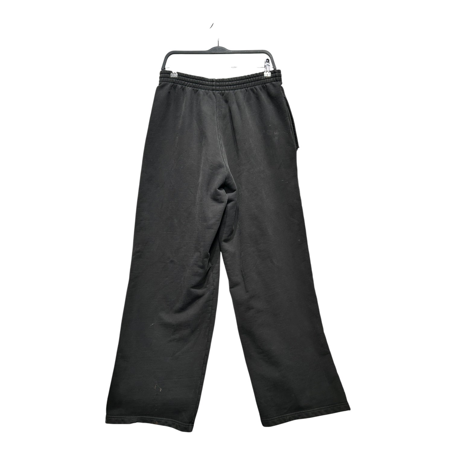 BALENCIAGA/Straight Pants/M/Cotton/GRY/REFLECTIVE LOGO view 2