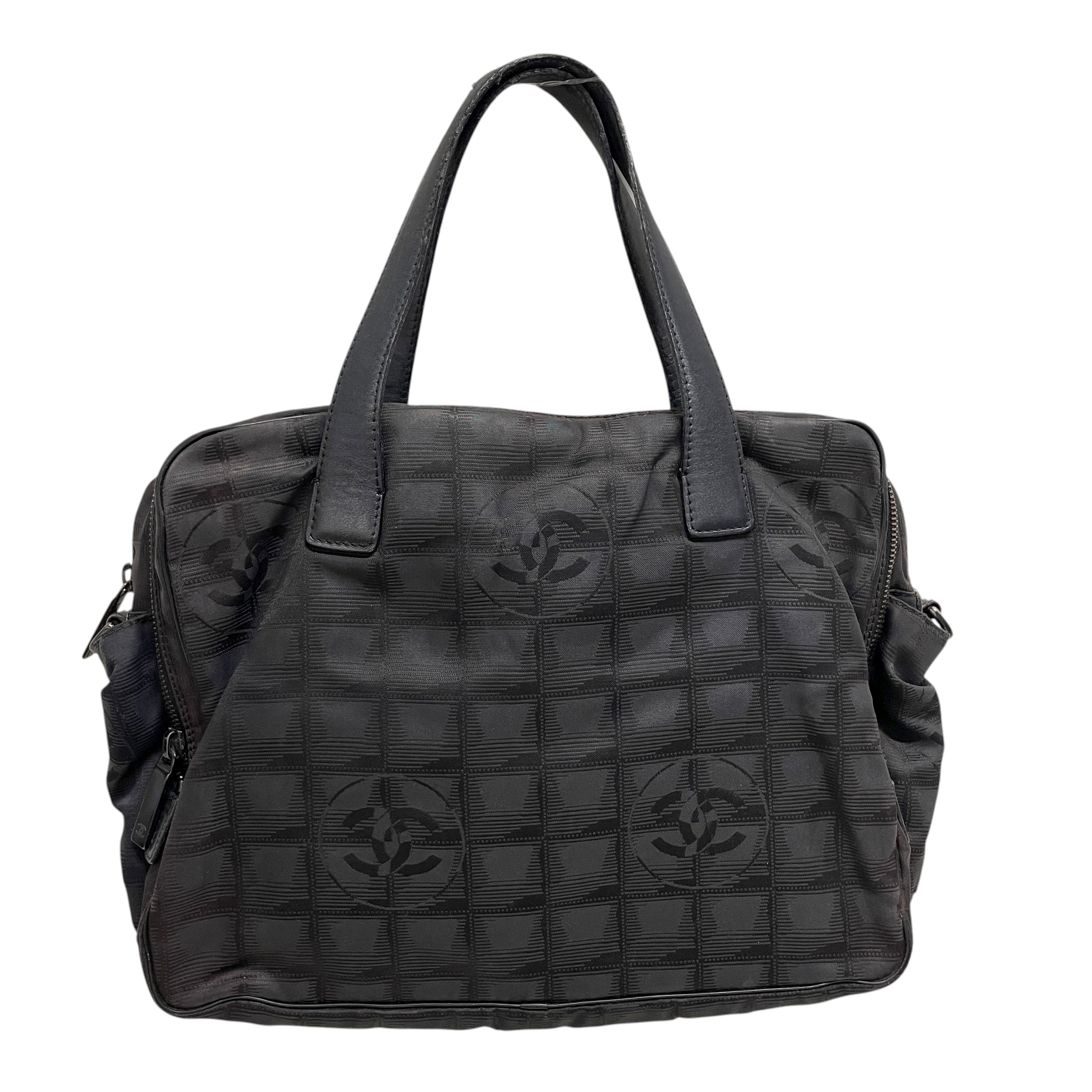 CHANEL/Hand Bag/Nylon/BLK/B2WXJR4 view 1