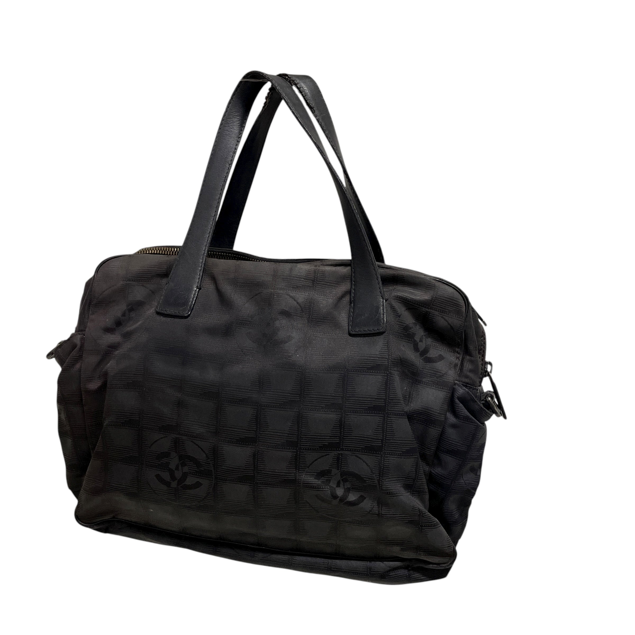 CHANEL/Hand Bag/Nylon/BLK/B2WXJR4 view 2