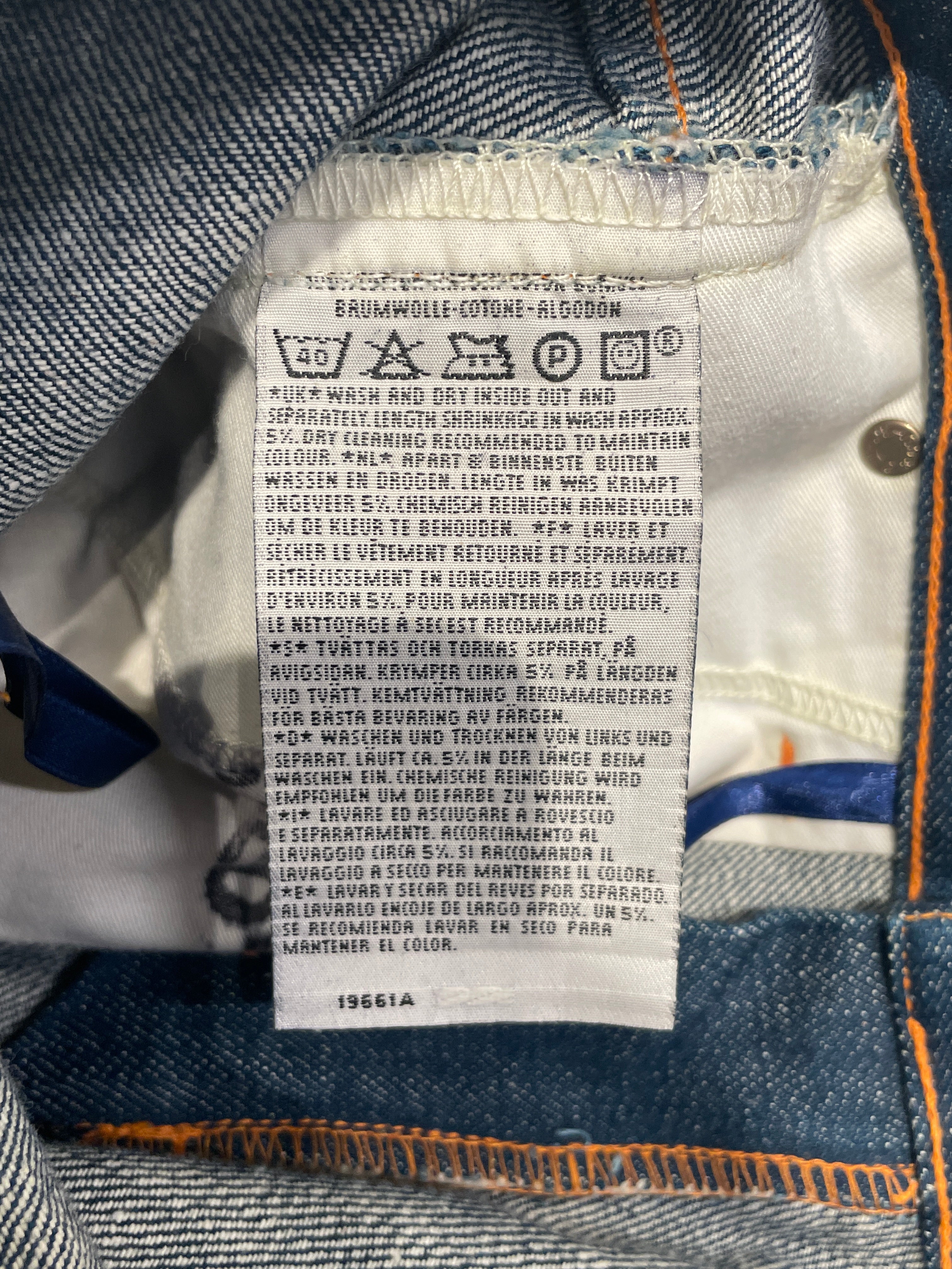 Levi's RED/Bootcut Pants/25/Cotton/IDG/00's VINTAGE HIPSTER JEANS view 3