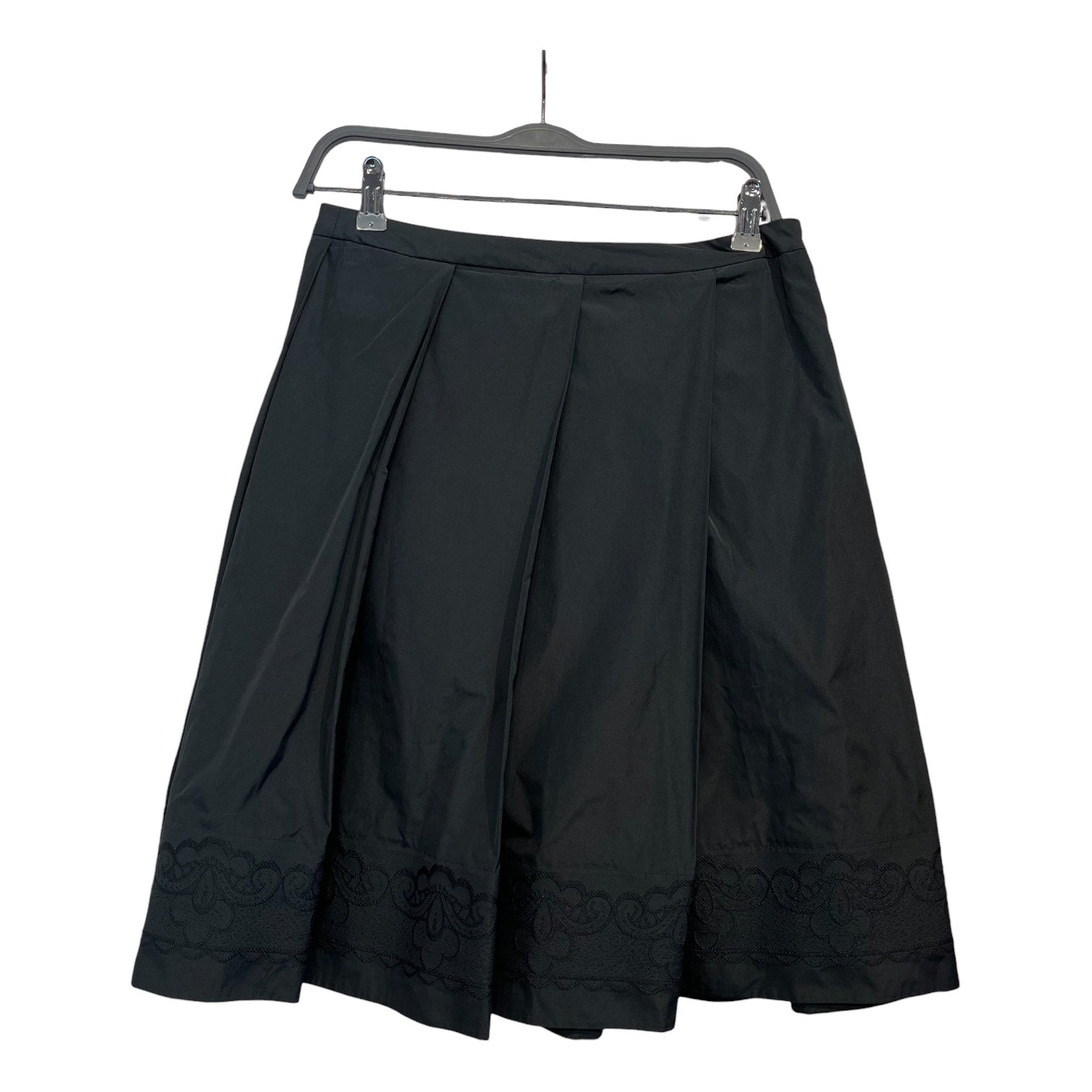 ARMANI COLLEZIONI/Skirt/6/Nylon/BLK/embroidered bottom view 1