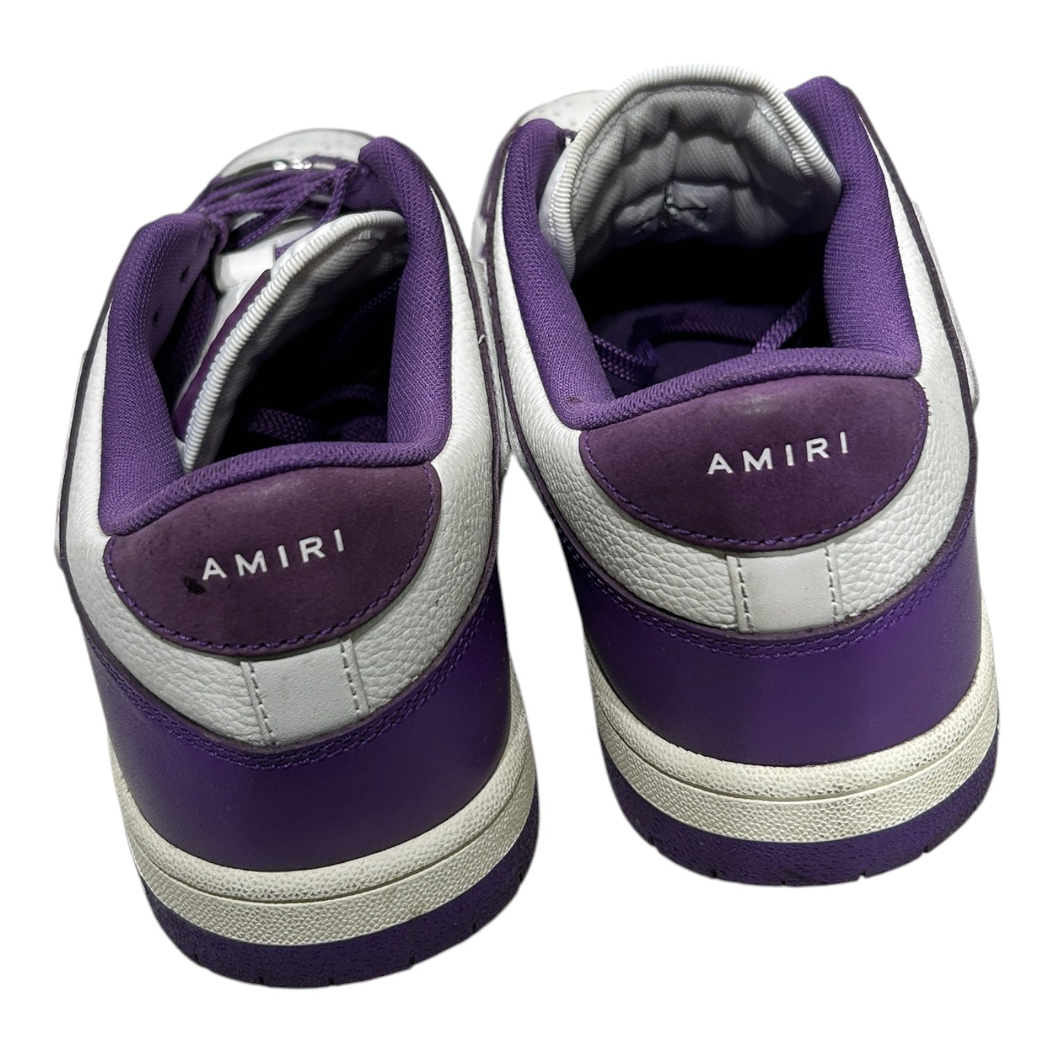 AMIRI/Low-Sneakers/US 14/Leather/PPL/SKEL TOP PURPLE WHITE view 3