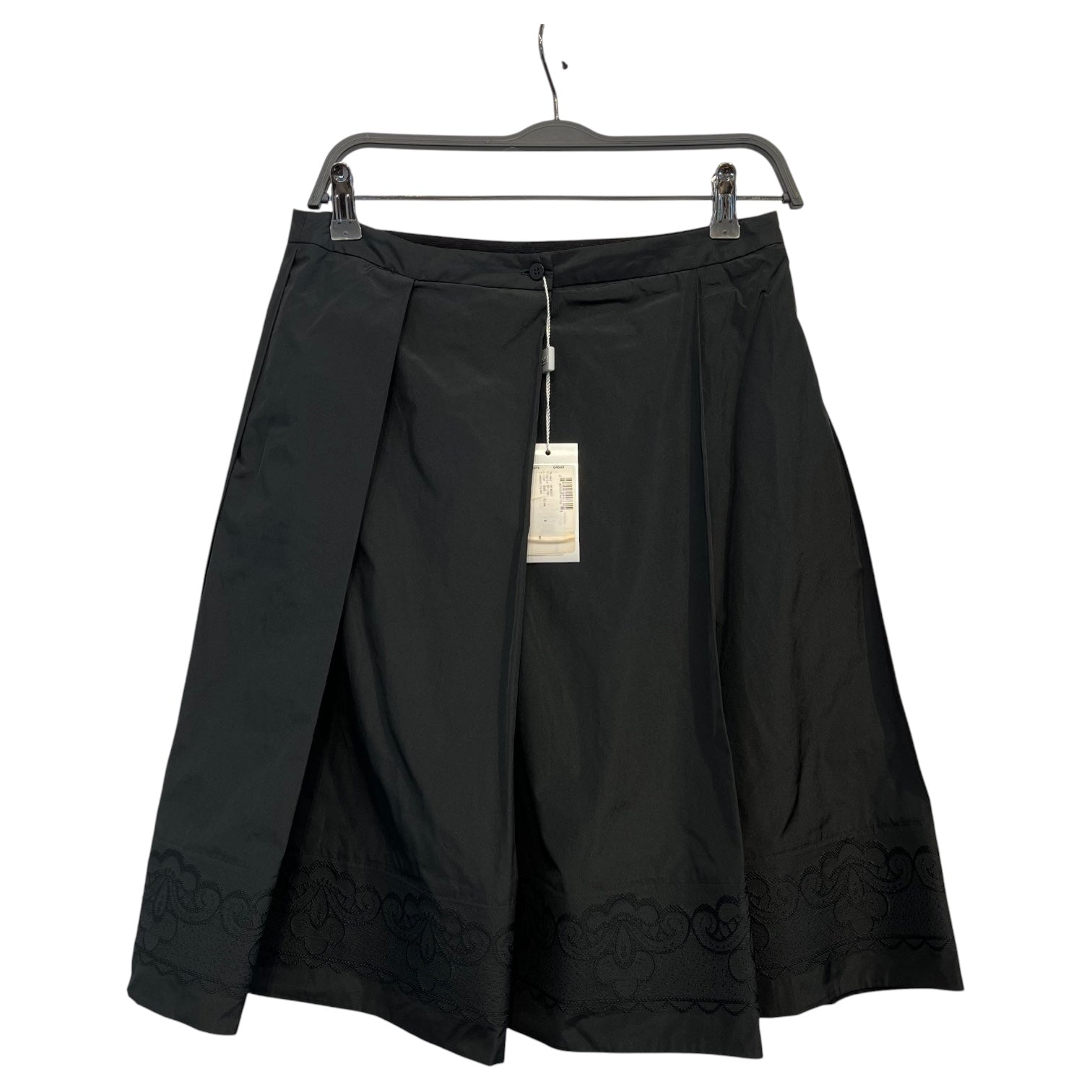 ARMANI COLLEZIONI/Skirt/6/Nylon/BLK/embroidered bottom view 2