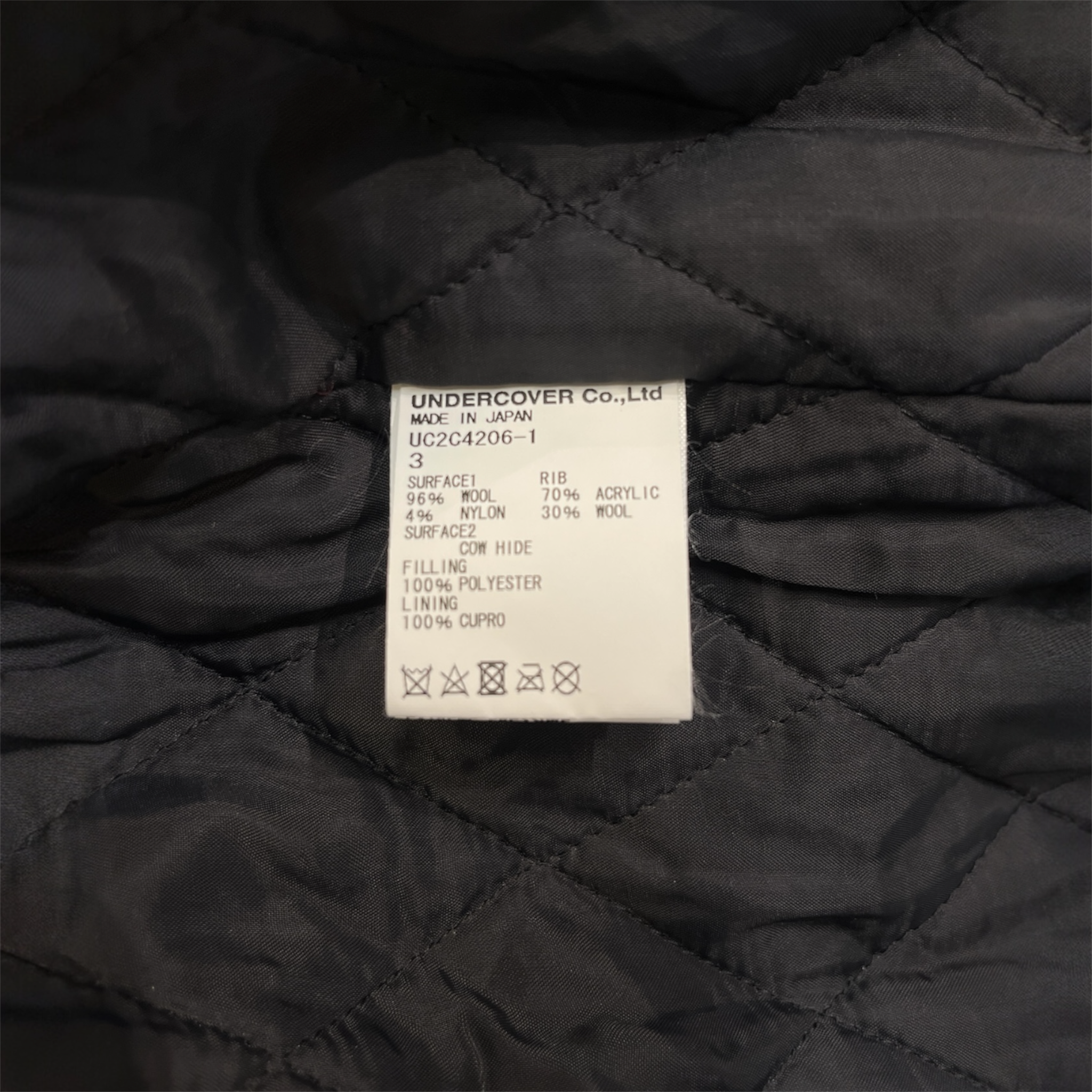 UNDERCOVER/Baseball Jkt/3/Red/Wool/UC2C4206 view 4