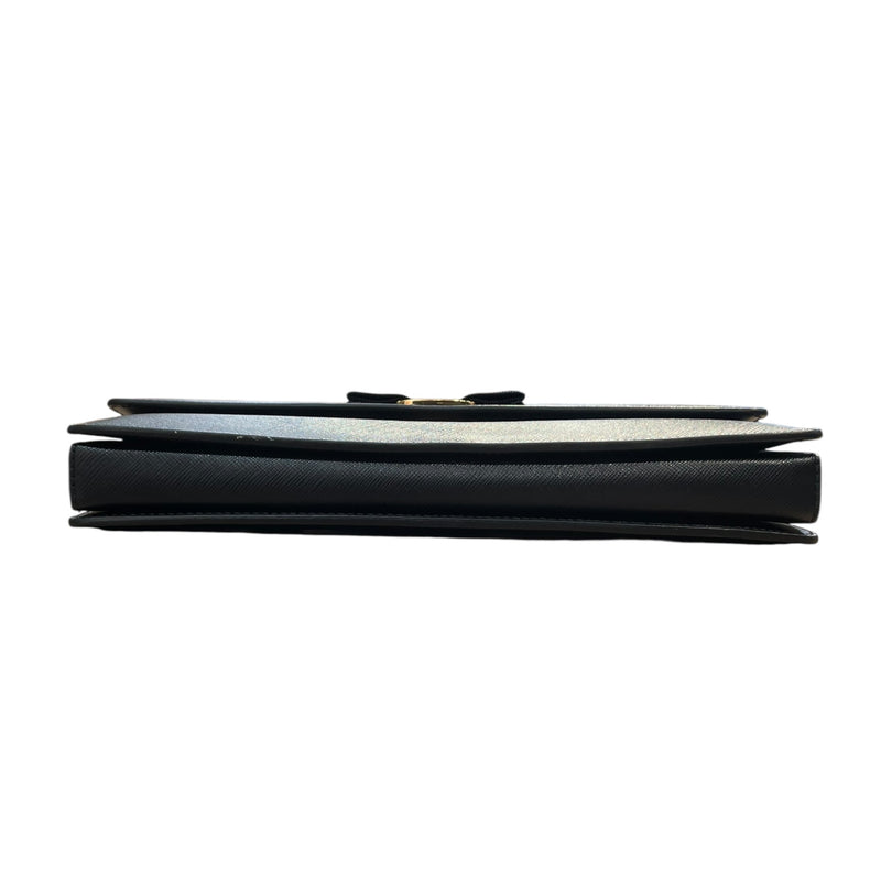 Salvatore Ferragamo/Clutch Bag/Leather/BLK/