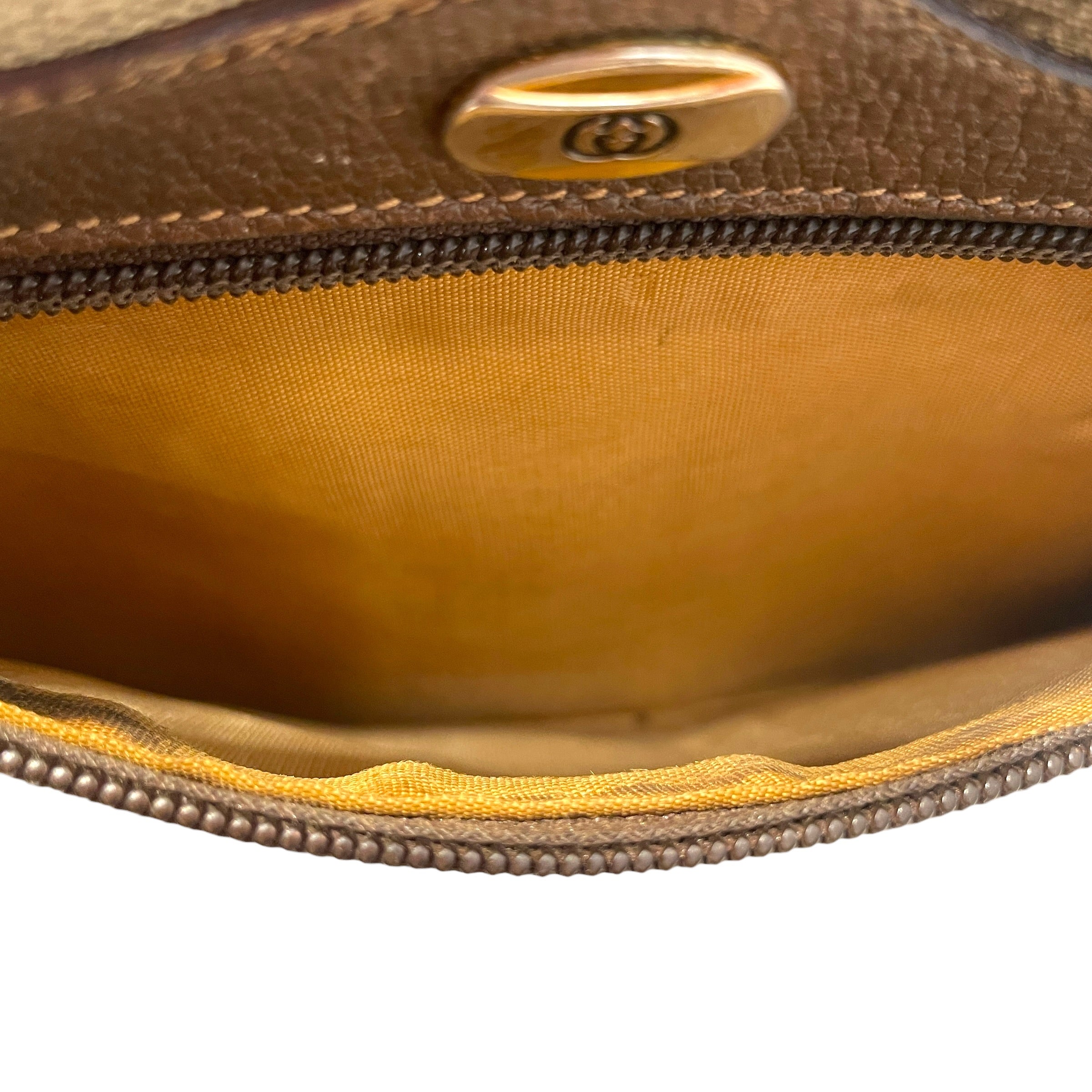 GUCCI/Clutch Bag/Monogram/Leather/BEG/Ophidia GG Canvas view 5