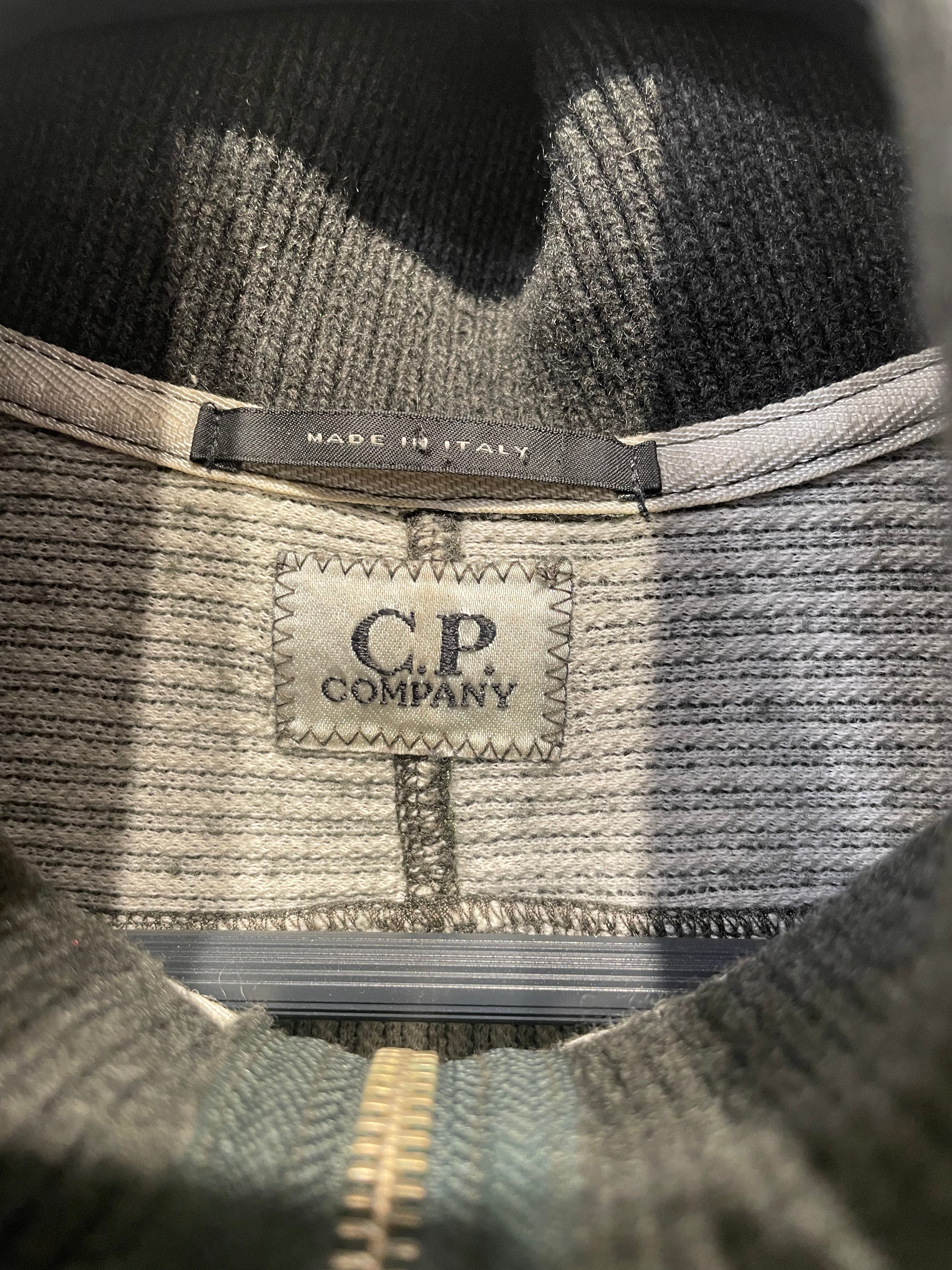 C.P.COMPANY/Sweater/L/Wool/GRN/zip up view 3