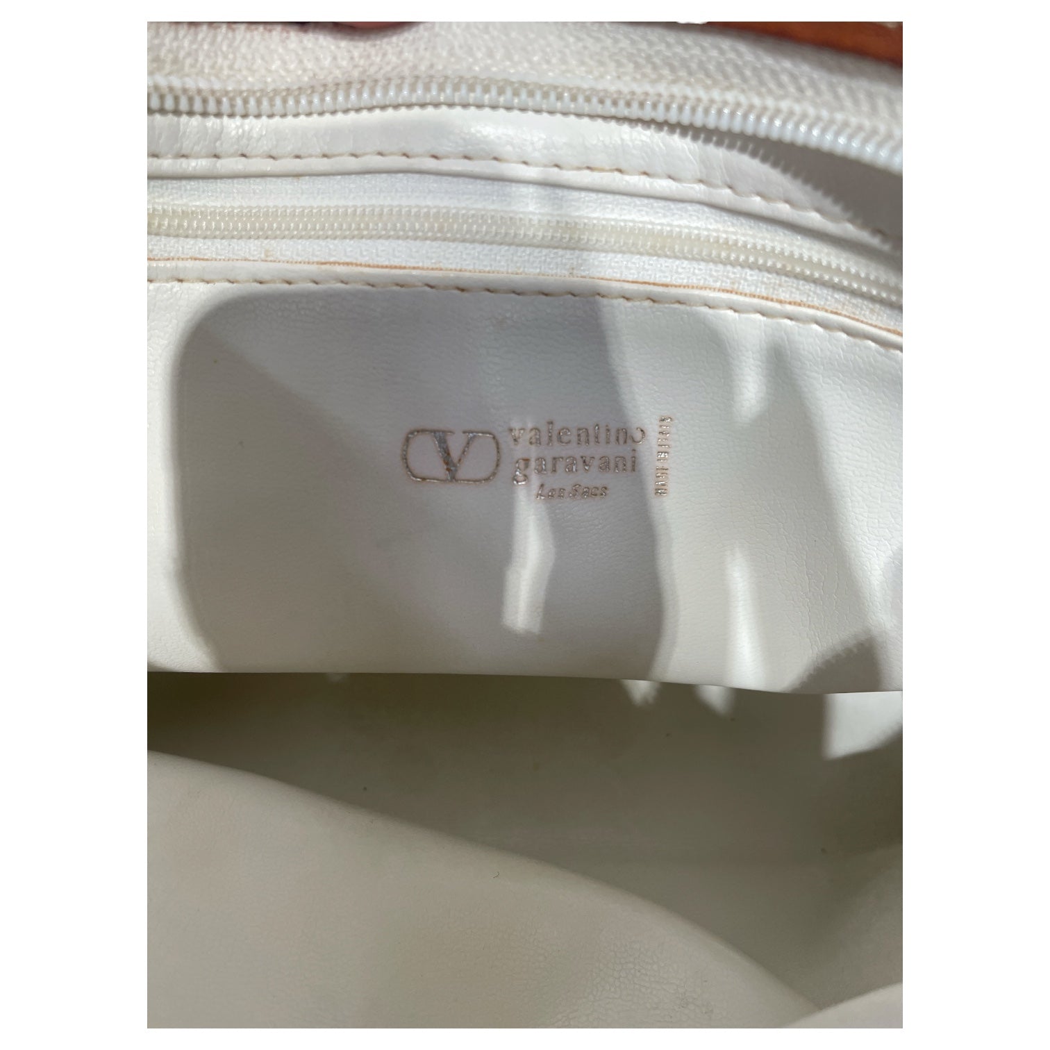 VALENTINO GARAVANI/Clutch Bag/Leather/WHT/ view 3