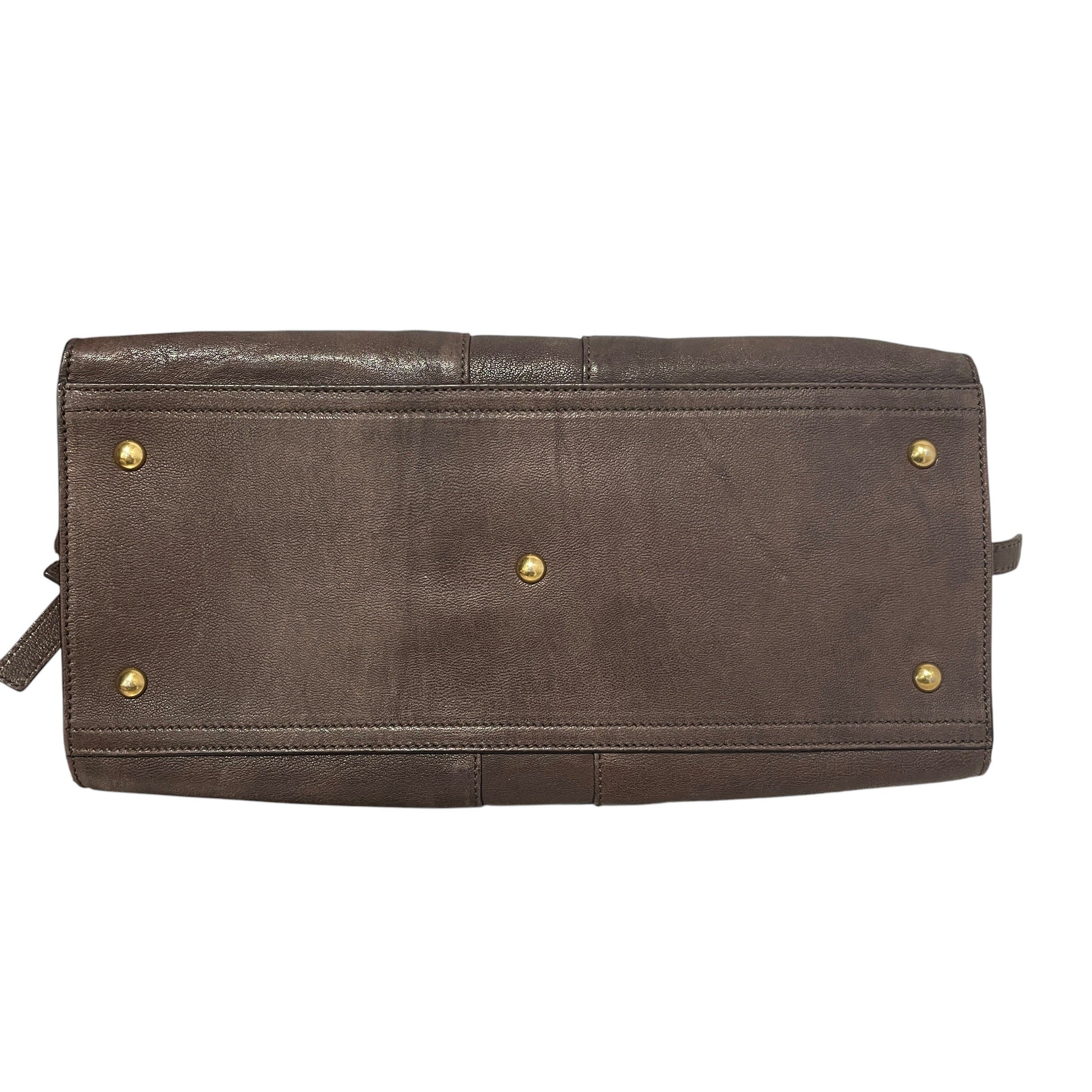 YVES SAINT LAURENT/Tote Bag/Leather/BRW/Chyc Cabas Tote view 5