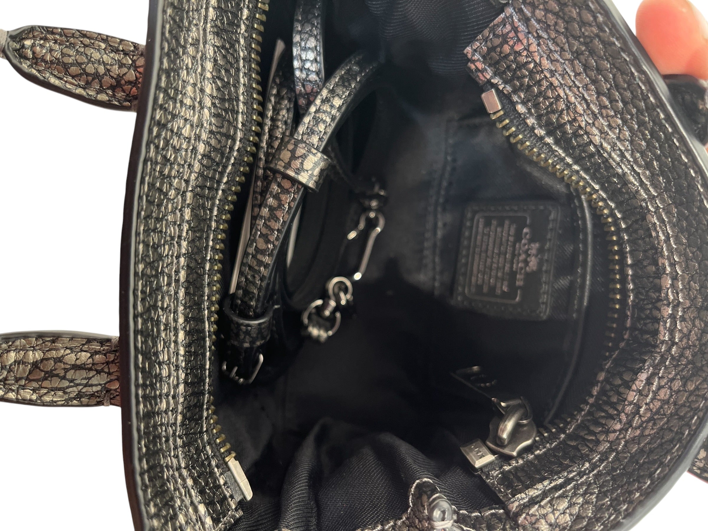 COACH/Cross Body Bag/Leather/SLV/Coach swagger 15 view 5