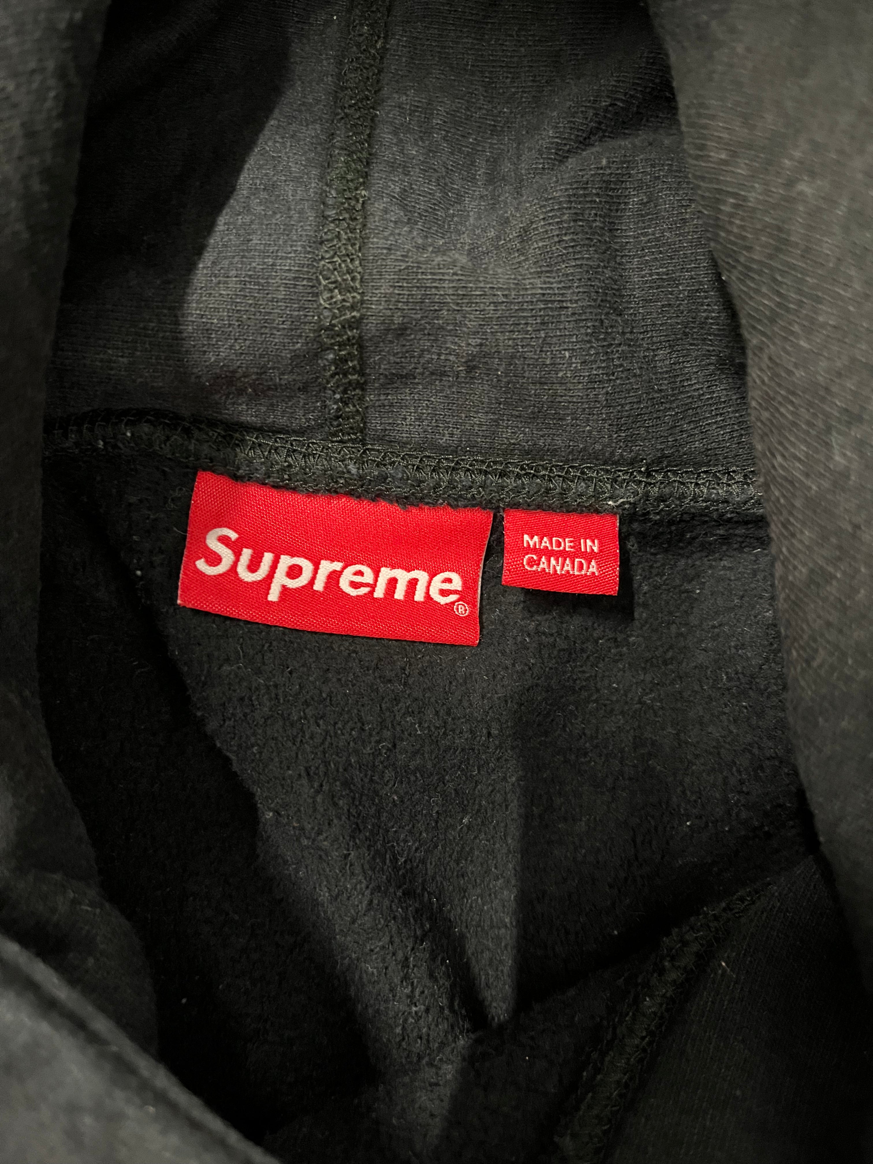 Supreme/Hoodie/L/Cotton/BLK/S TEAM view 3