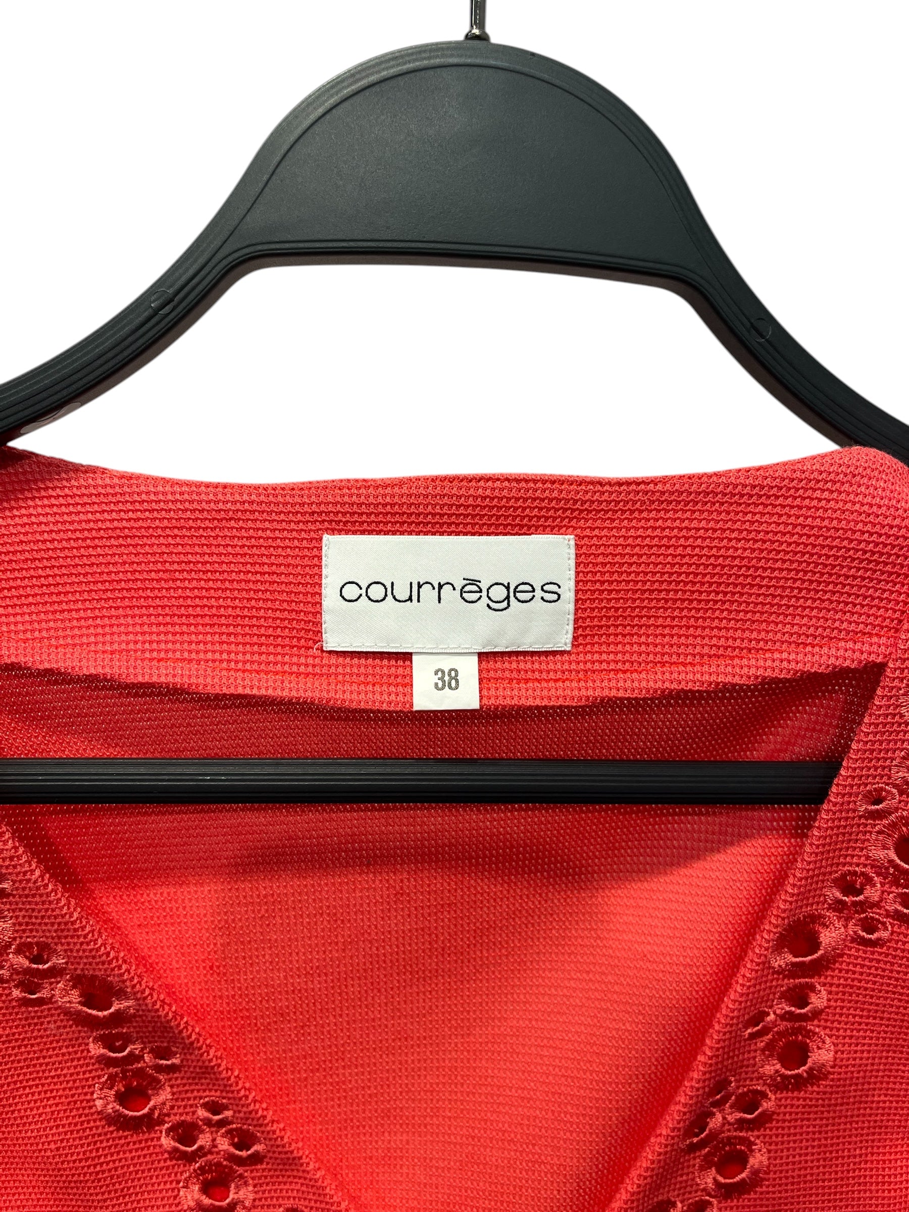 Courreges/Cardigan/38/Cotton/PNK/ view 3