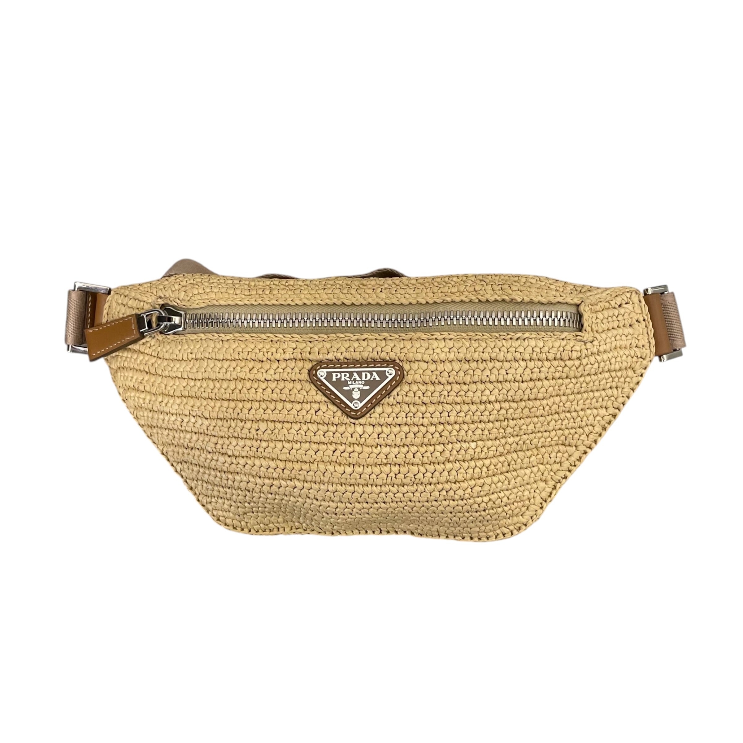PRADA/Fanny Pack/BEG/CROCHET BELT BAG view 1