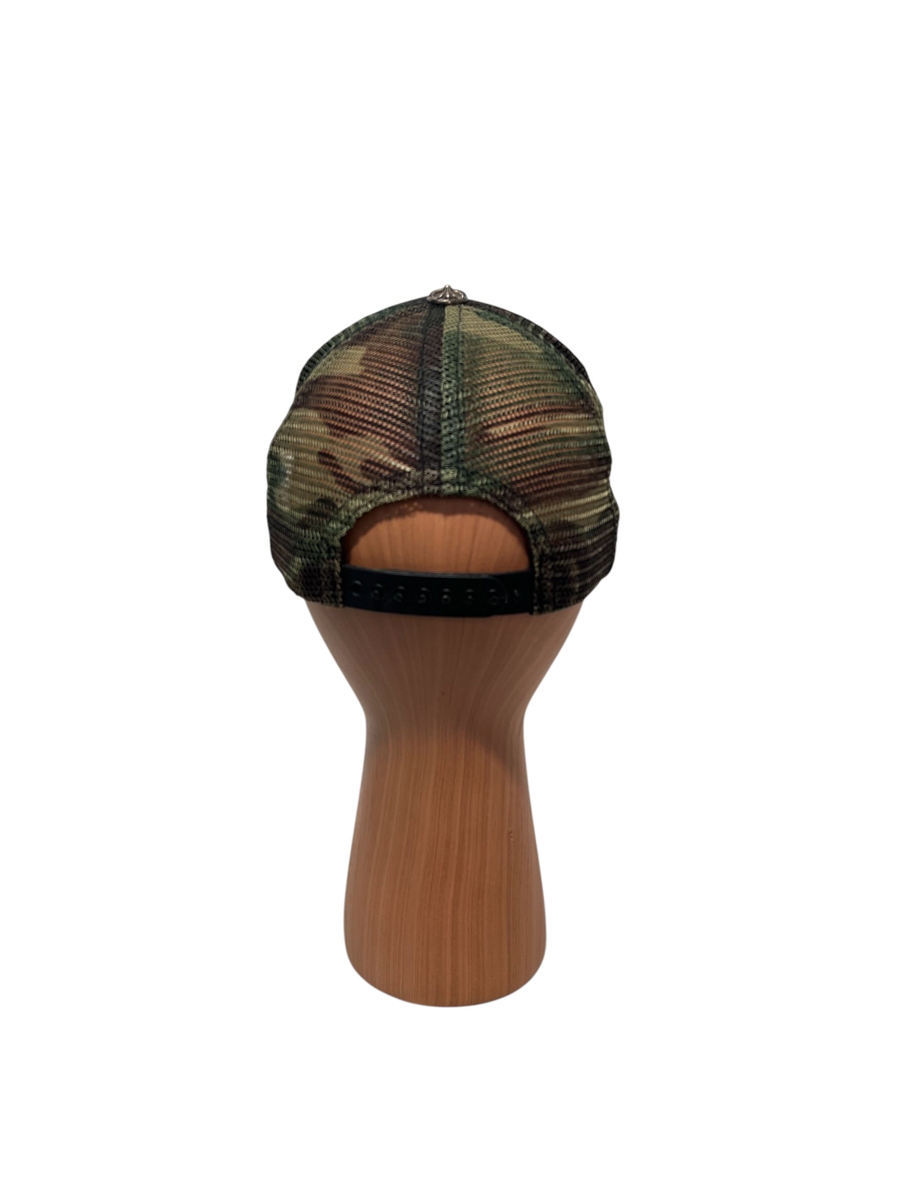 CHROME HEARTS/Trucker Cap/OS/Camouflage/Polyester/BLK/95024 BLACK BRIM CAMO MESH CH view 2