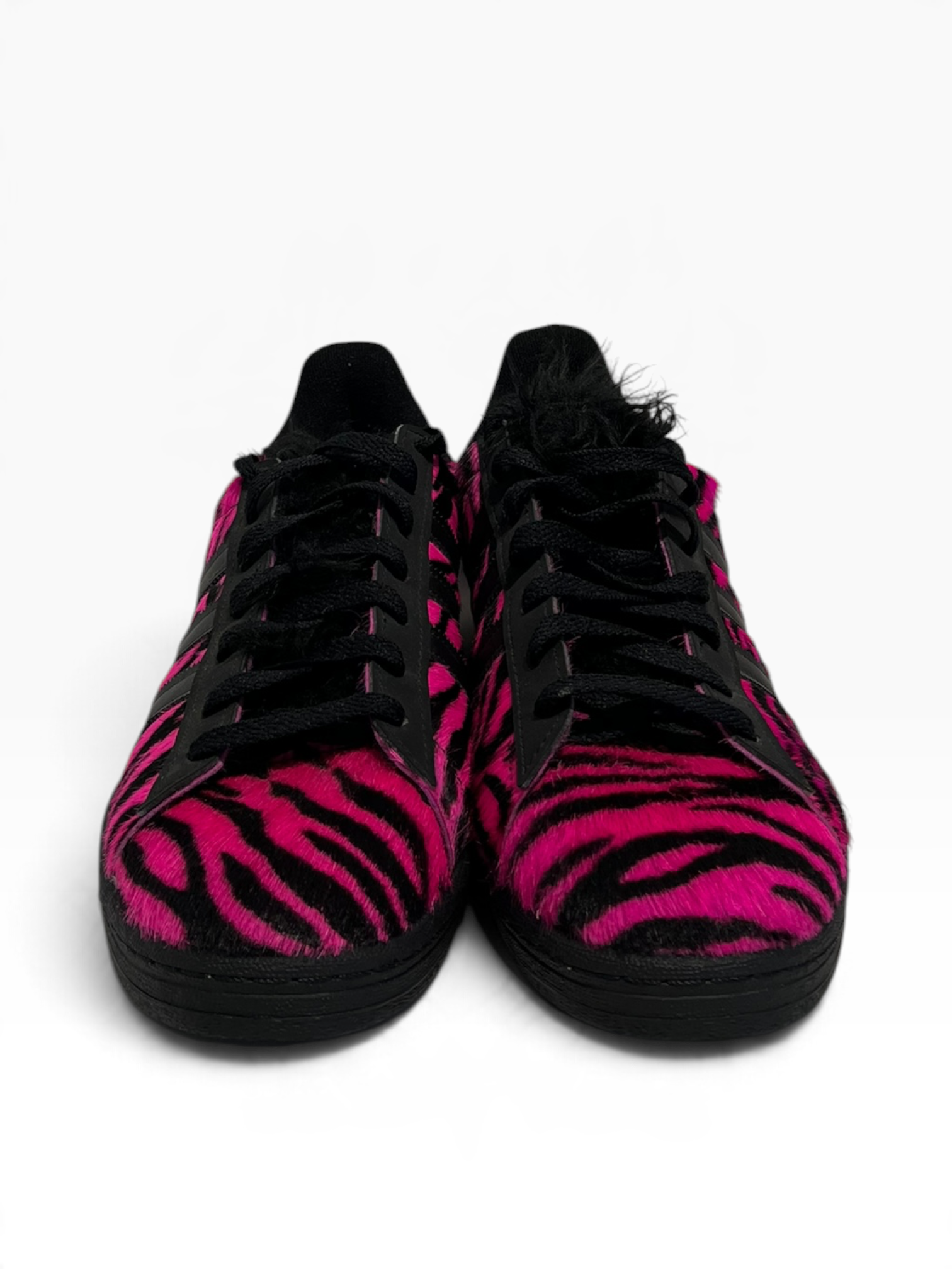 JEREMY SCOTT/adidas/Low-Sneakers/US 9/Animal Pattern/Fake Fur/PNK/BONES FUR LEOPARD/ ZEBRA CAMPU view 5