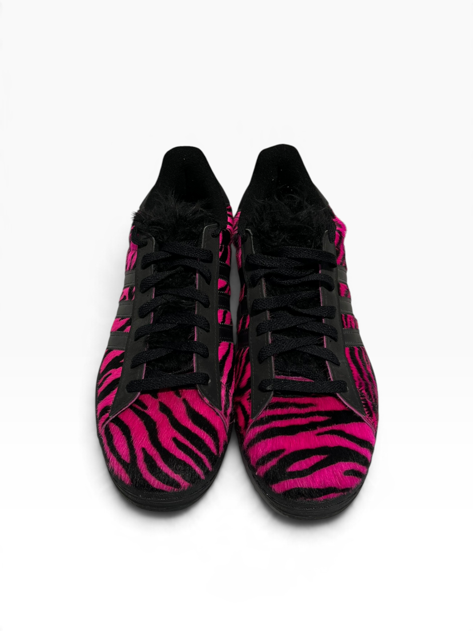 JEREMY SCOTT/adidas/Low-Sneakers/US 9/Animal Pattern/Fake Fur/PNK/BONES FUR LEOPARD/ ZEBRA CAMPU view 4