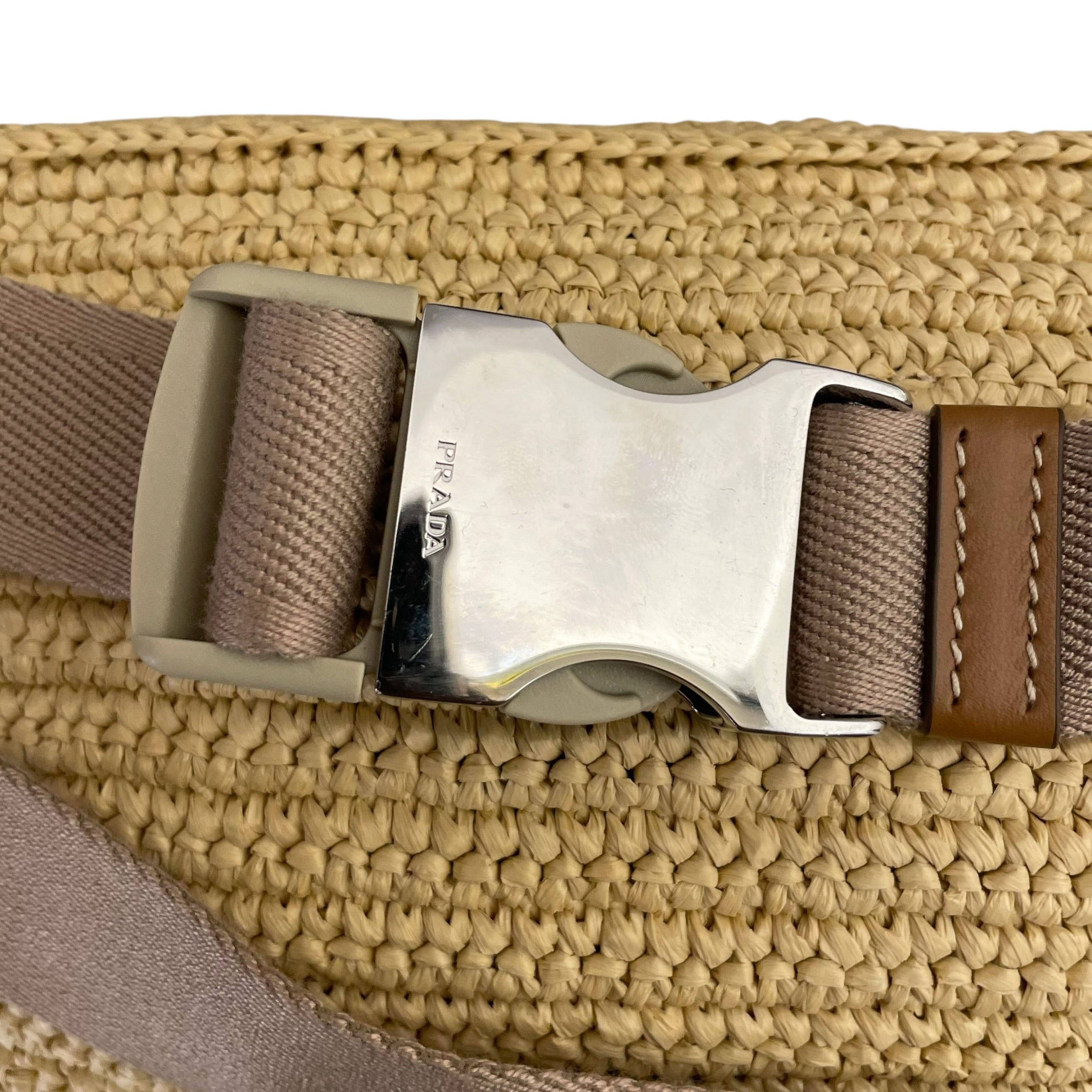 PRADA/Fanny Pack/BEG/CROCHET BELT BAG view 3