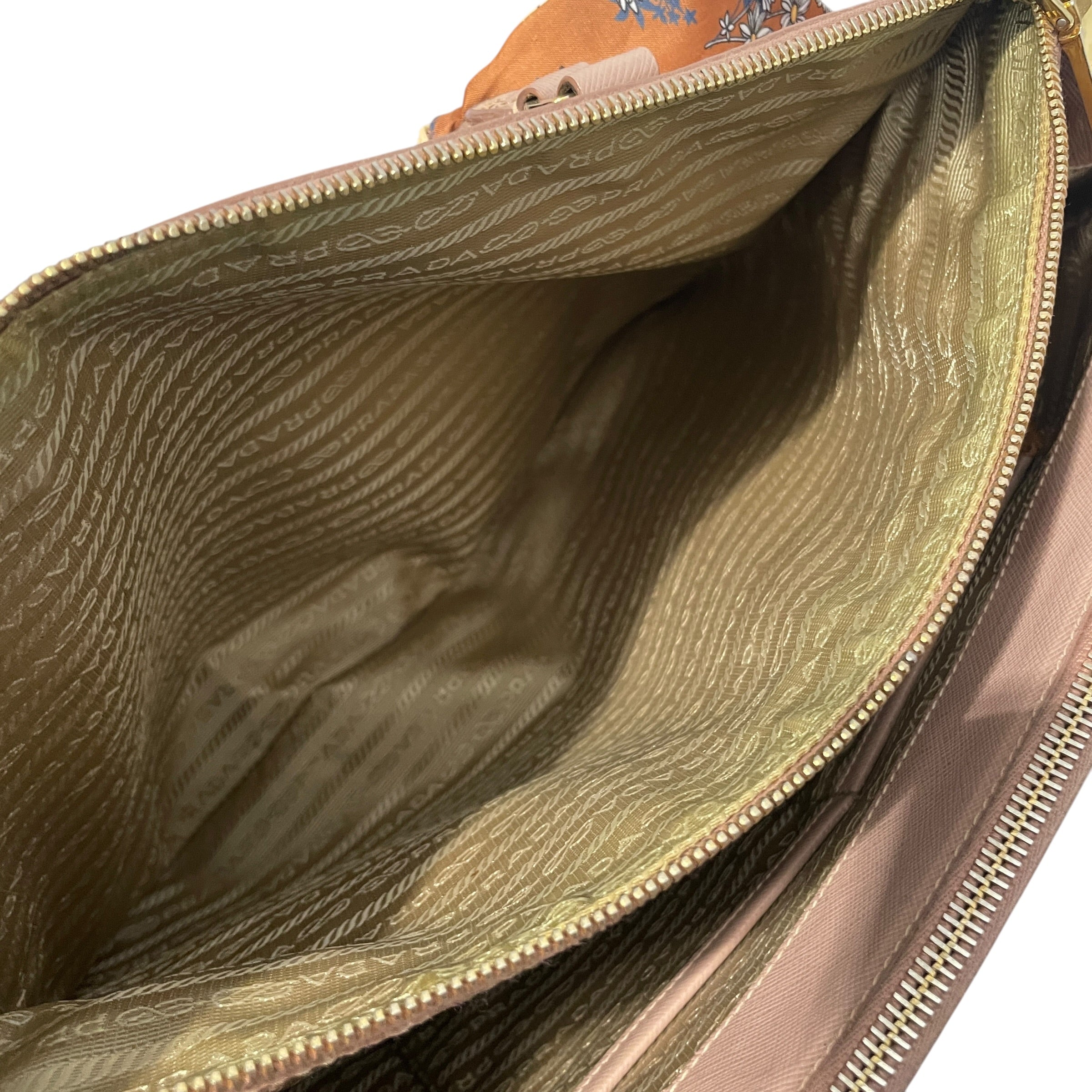 PRADA/Tote Bag/Leather/PNK/Large Galleria Saffiano Tote view 6