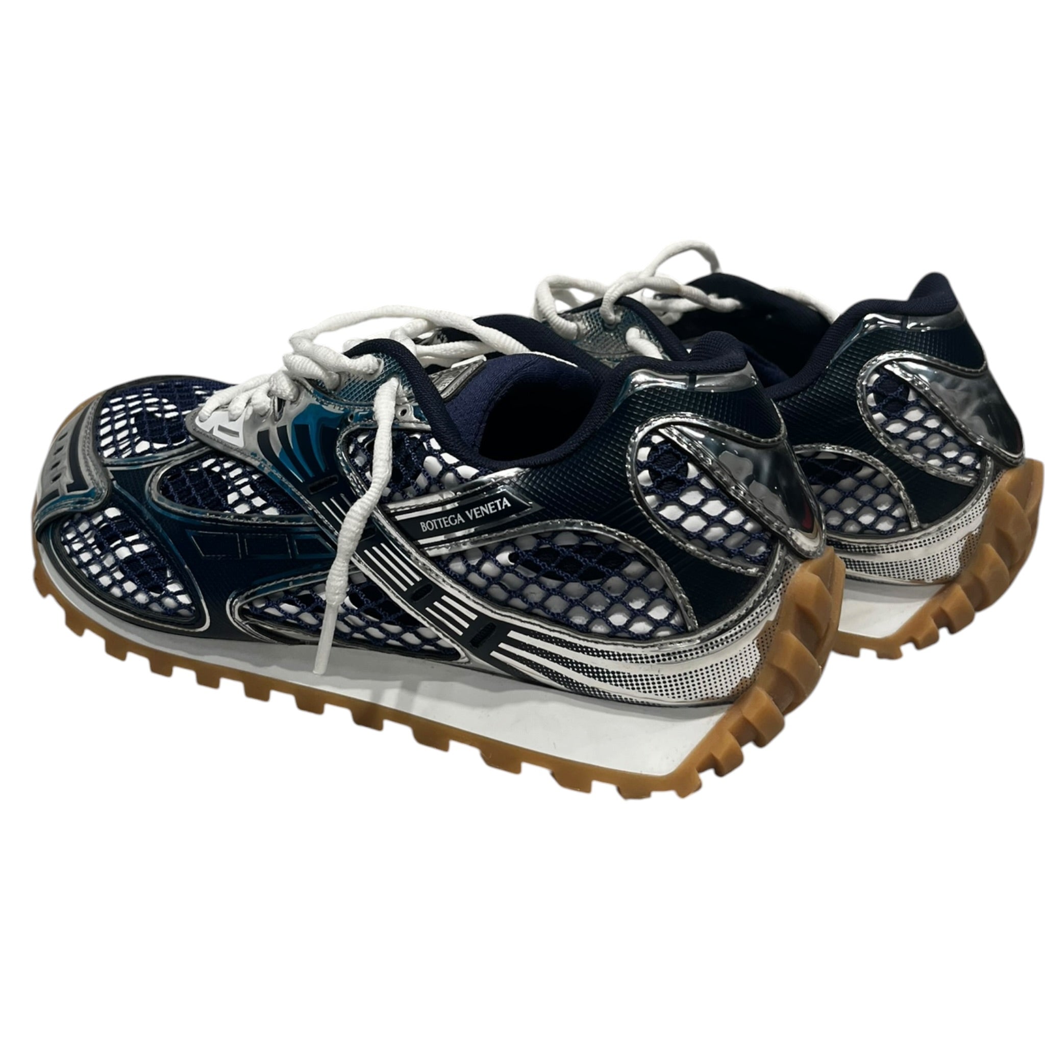 BOTTEGA VENETA/Low-Sneakers/EU 43/BLU/Abyss/Silver Orbit view 2