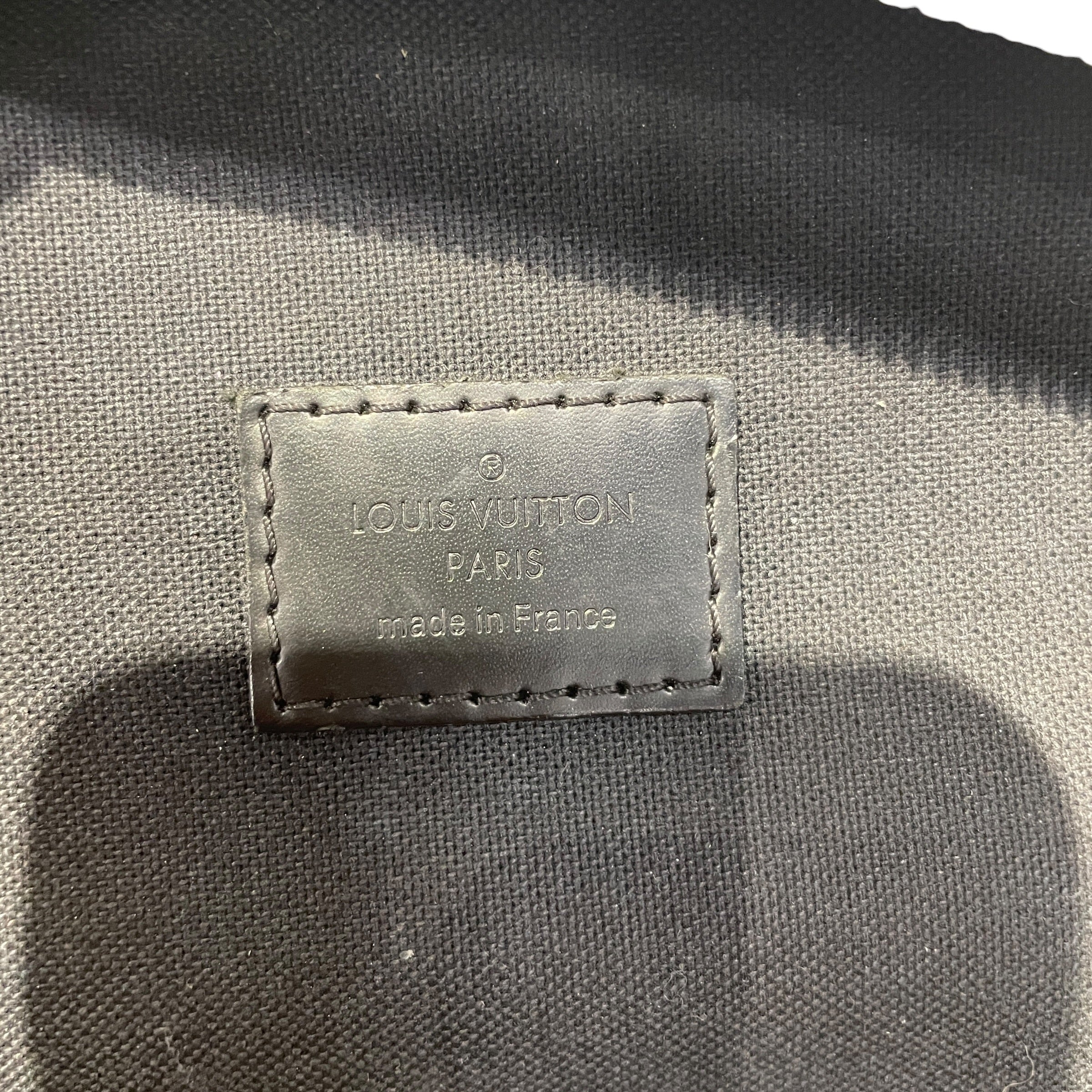 LOUIS VUITTON/Backpack/Leather/BLK/NM Damier Graphite view 4