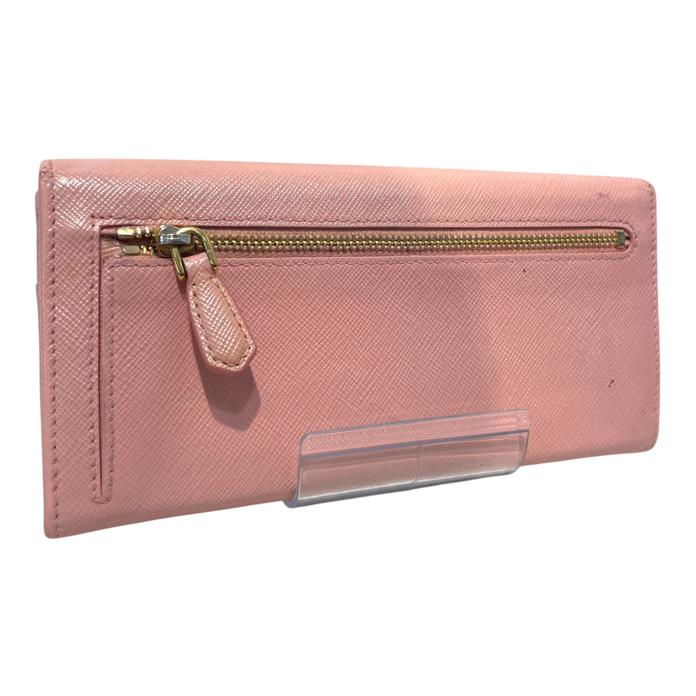 PRADA/Long Wallet/Leather/PNK/L's/Saffiano view 2