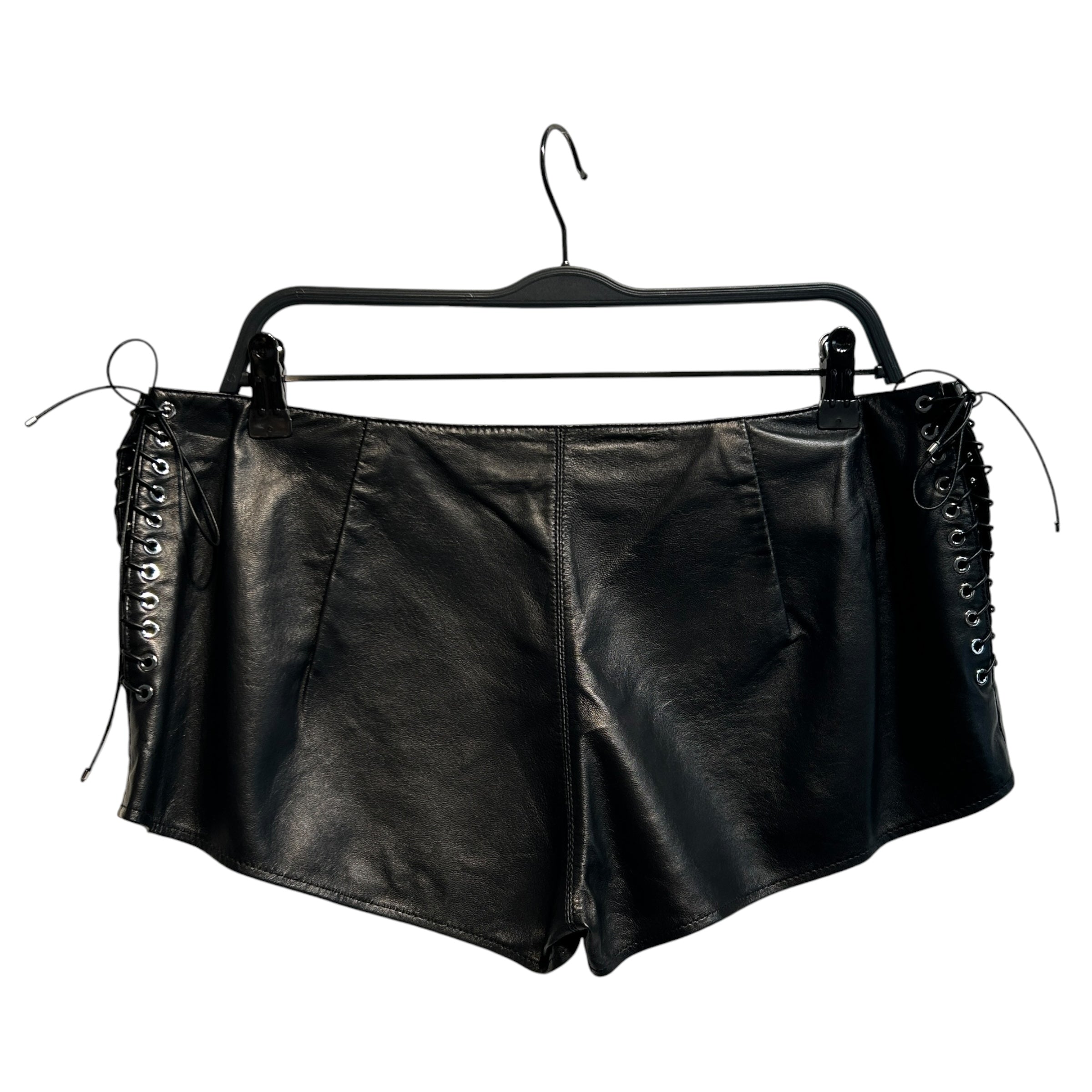 Ludovic de Saint Sernin/Shorts/L/Leather/BLK/ST005-U-LEA-BLACK view 2